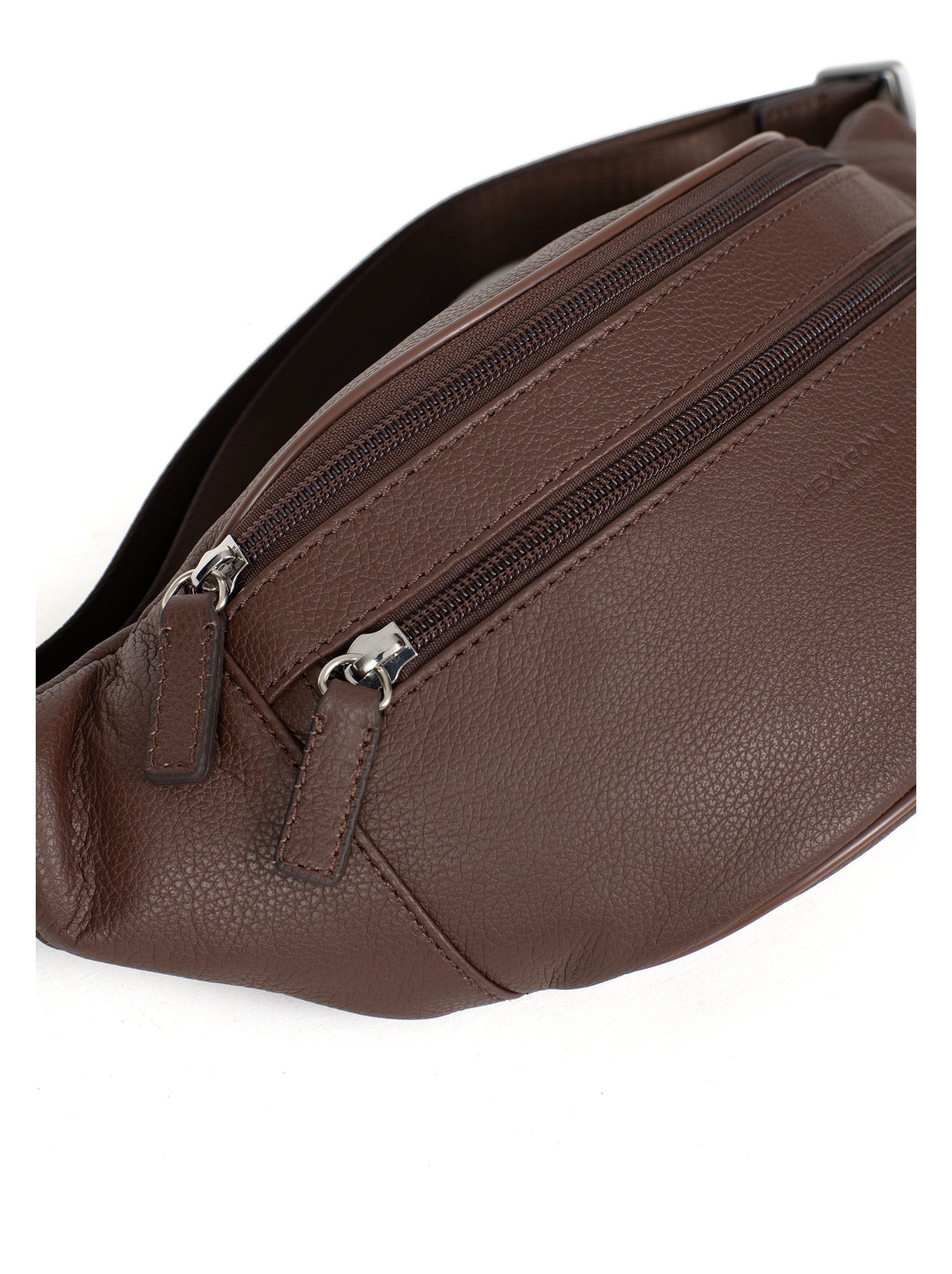 Sac banane  Cuir CONFORT - Marron chocolat