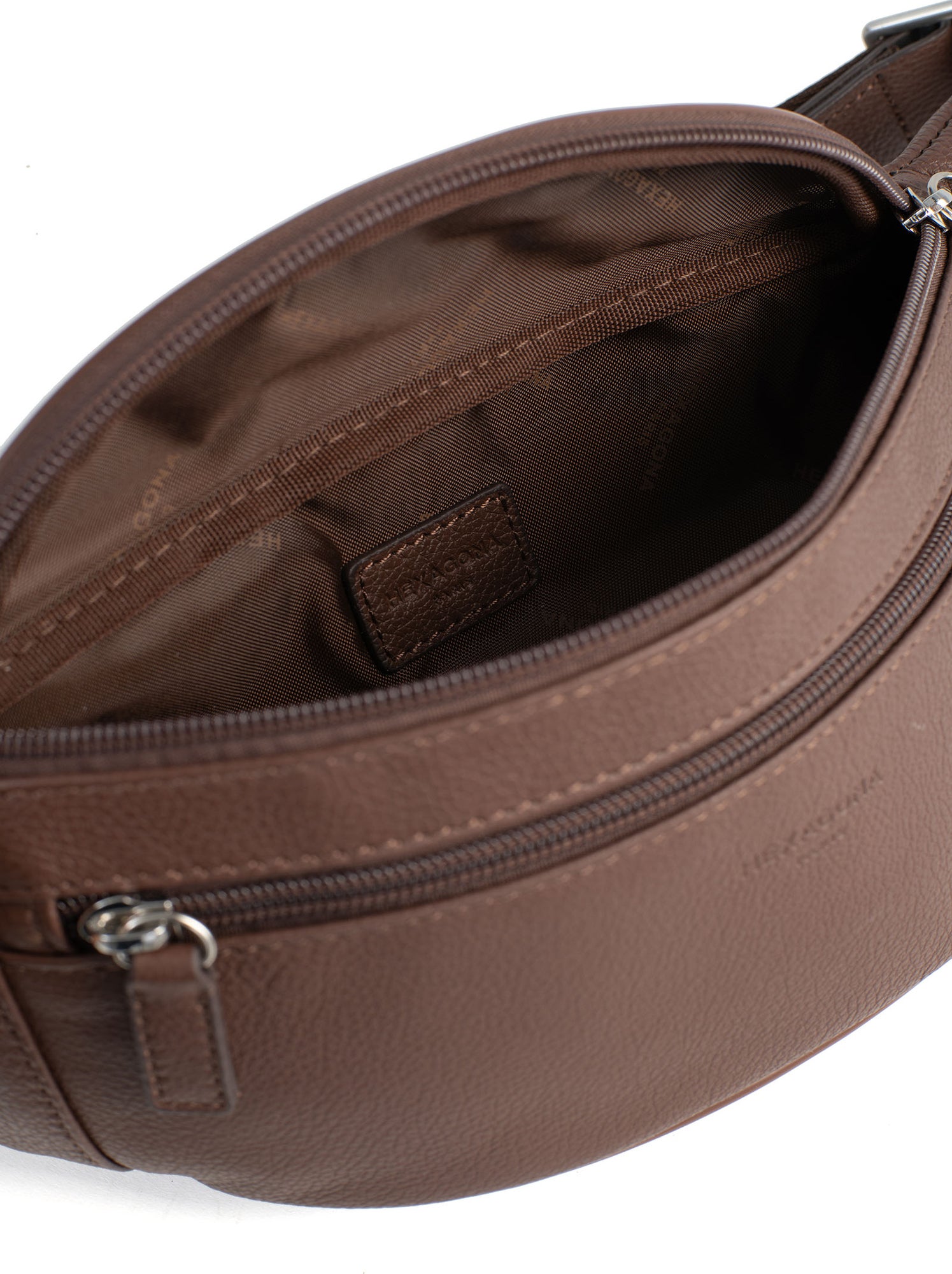 Sac banane  Cuir CONFORT - Marron chocolat