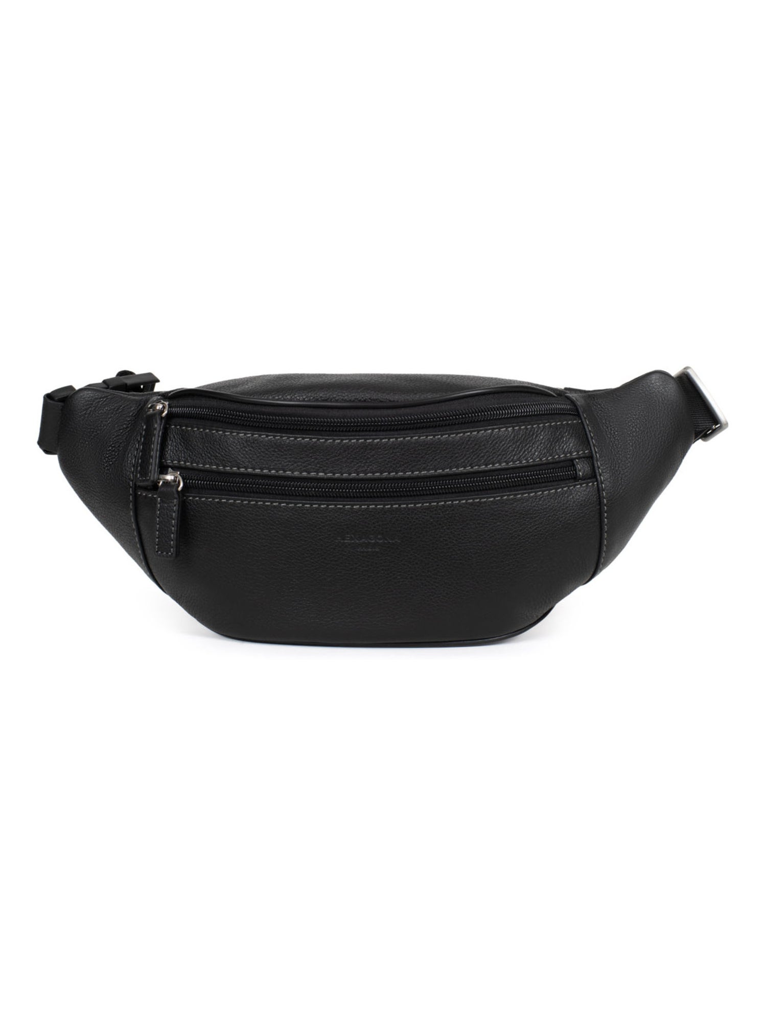Sac banane  Cuir CONFORT - Noir