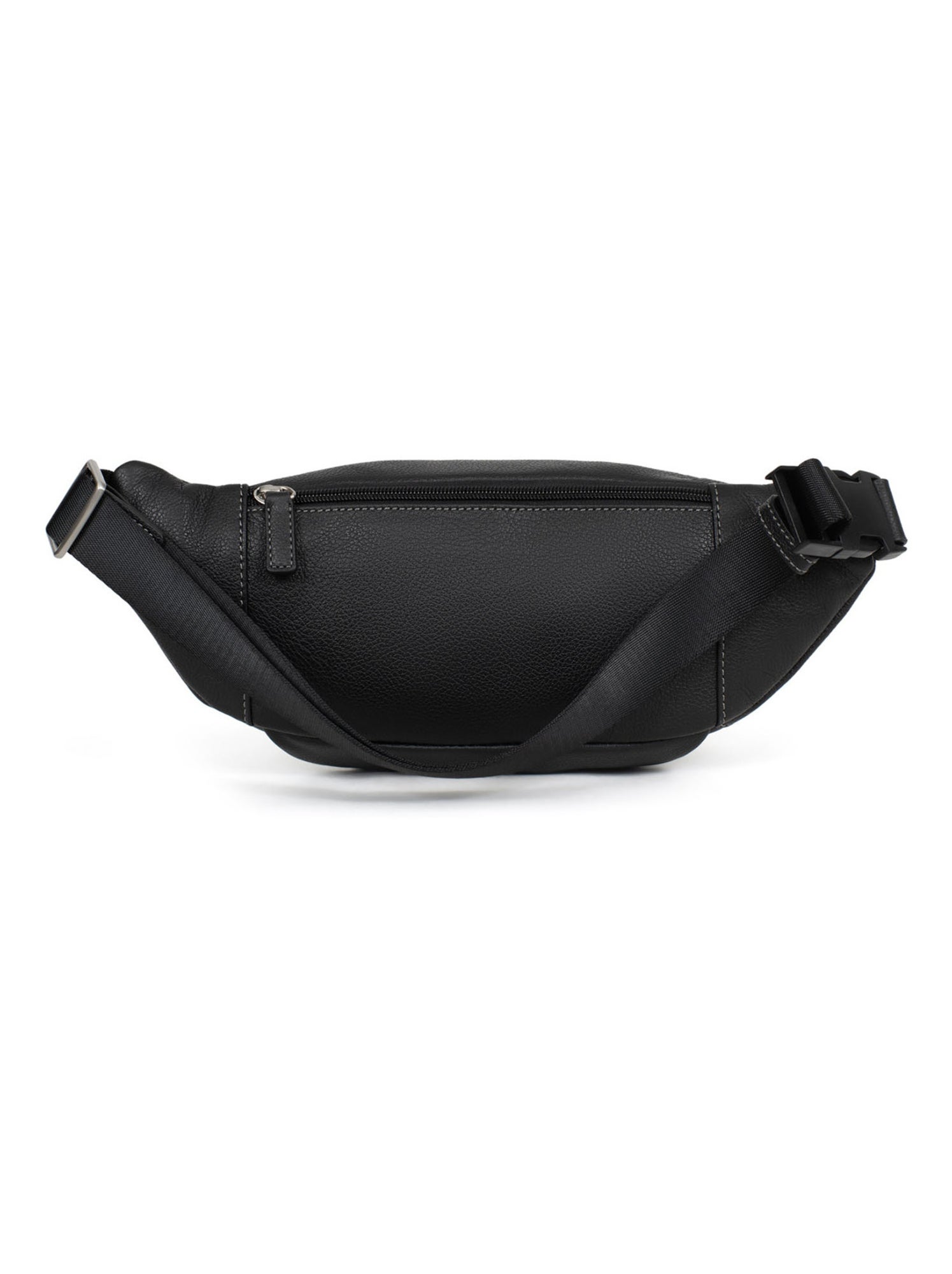 Sac banane  Cuir CONFORT - Noir