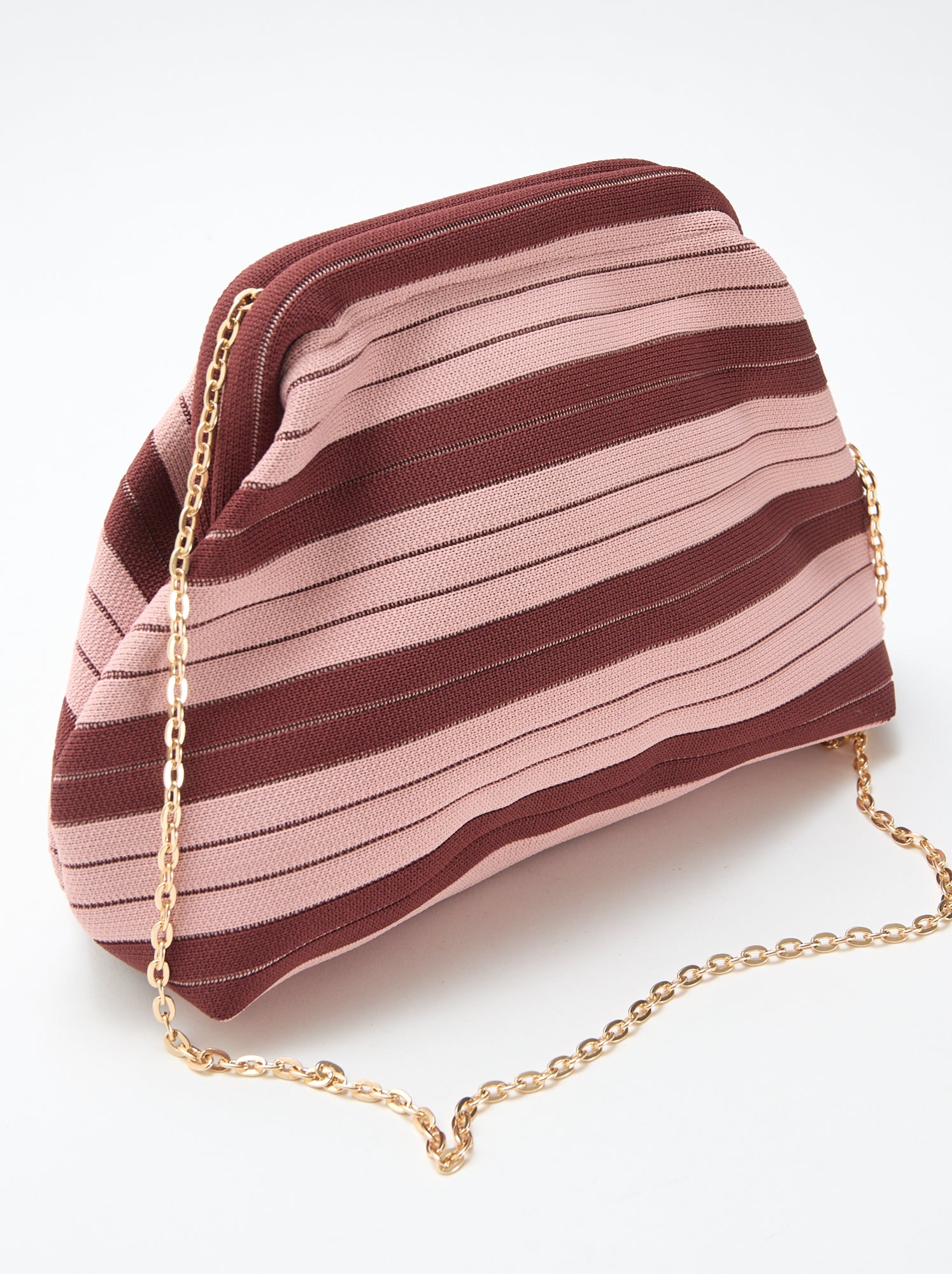 Sac bandoulière forme bourse - Rose