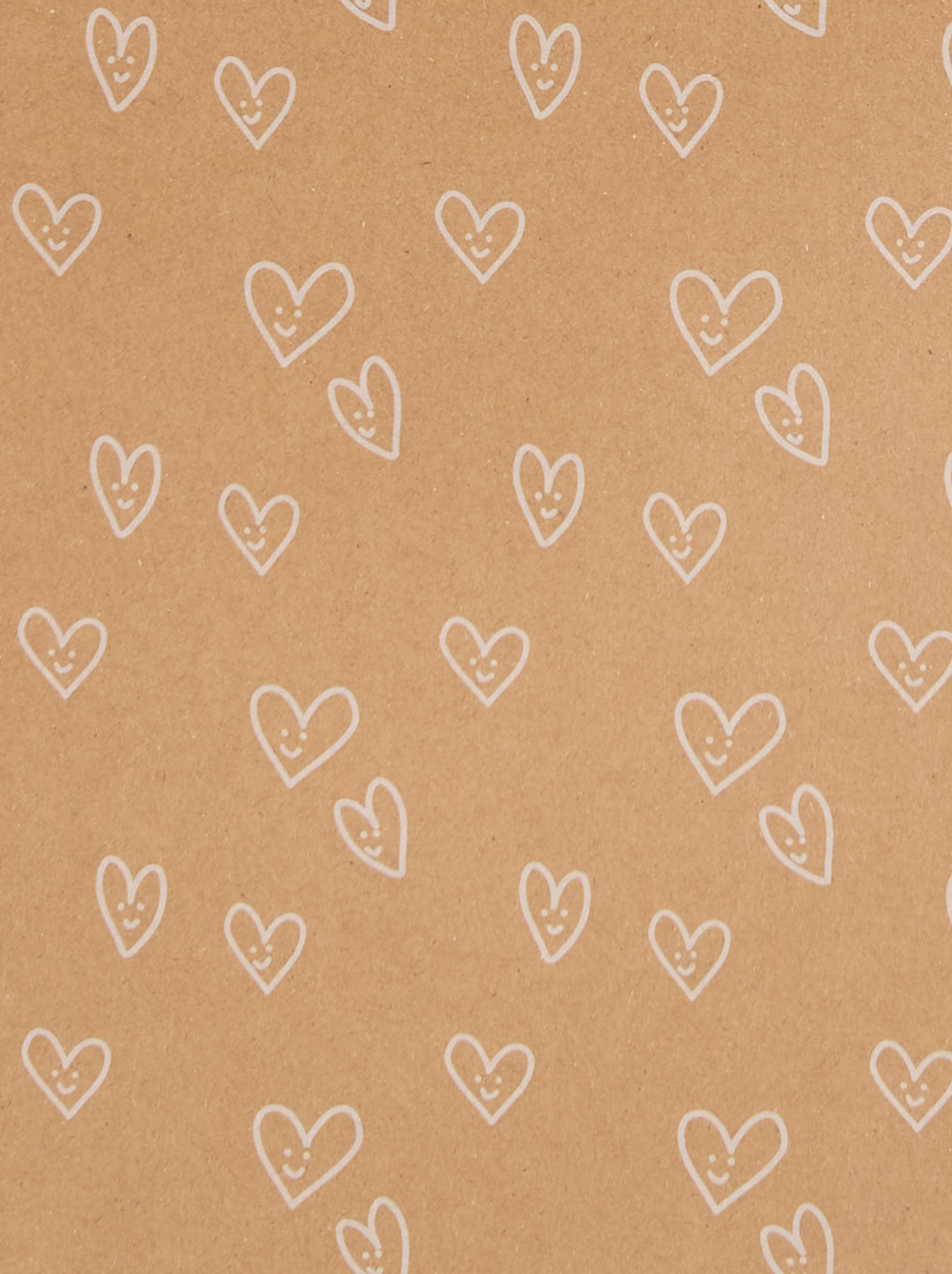 Sac cadeau 'coeur' - Beige
