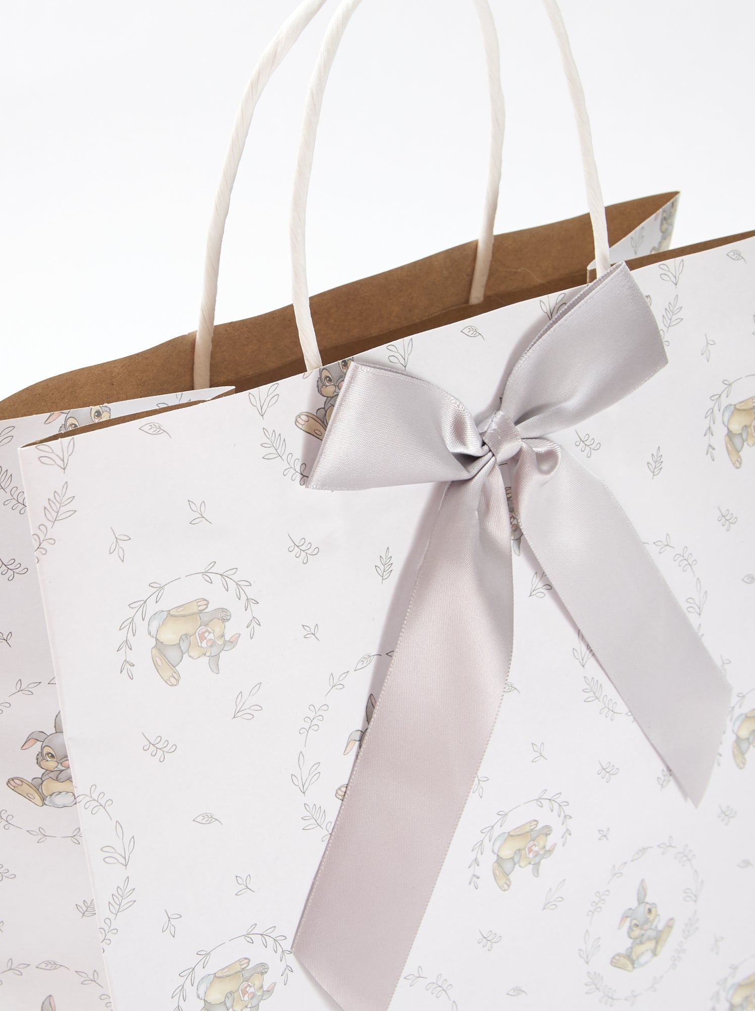 Sac cadeau en papier 'Panpan' - Blanc