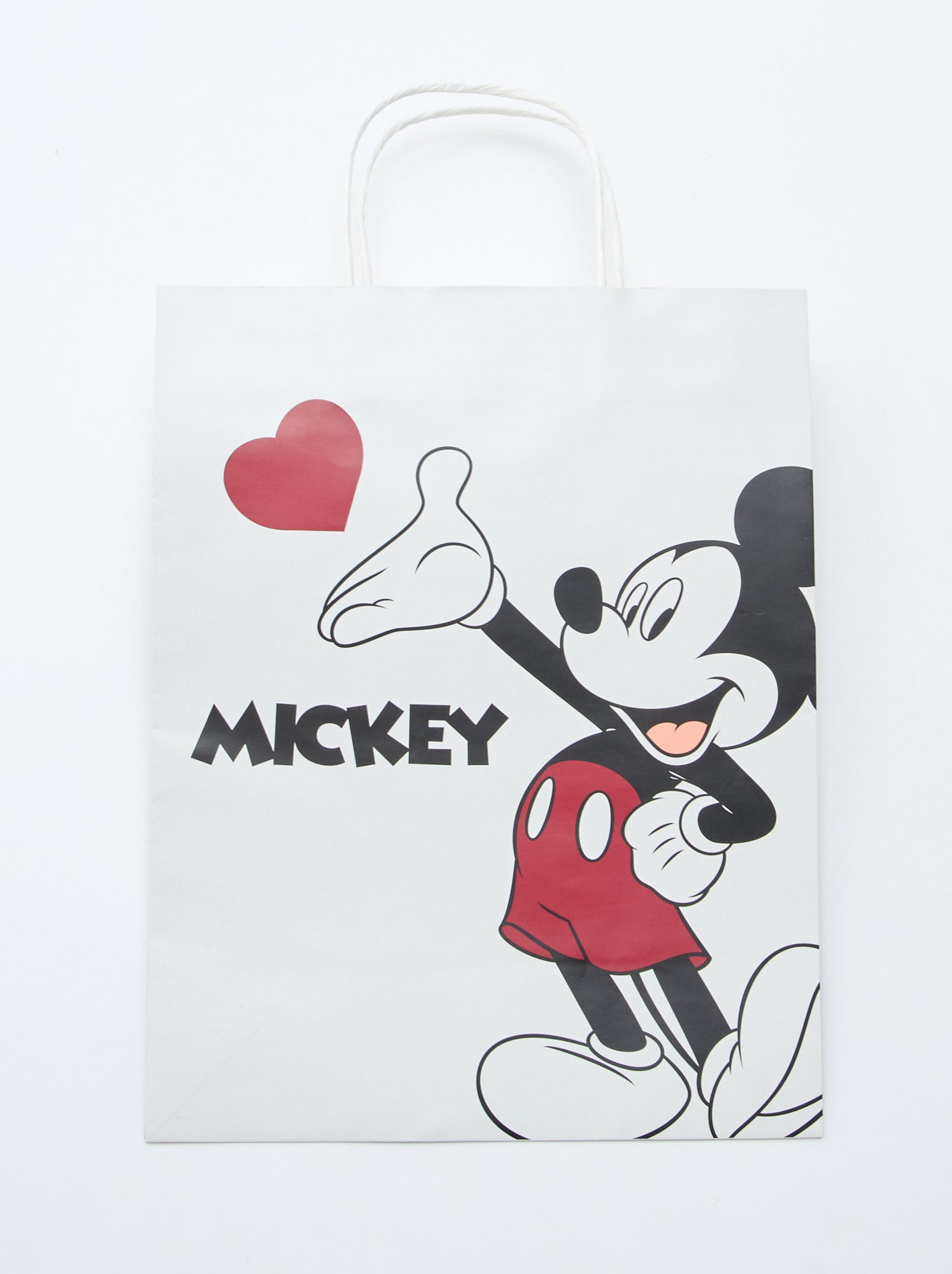 Sac cadeau en papier 'Mickey' 'Disney' - Beige (BRW19_3)