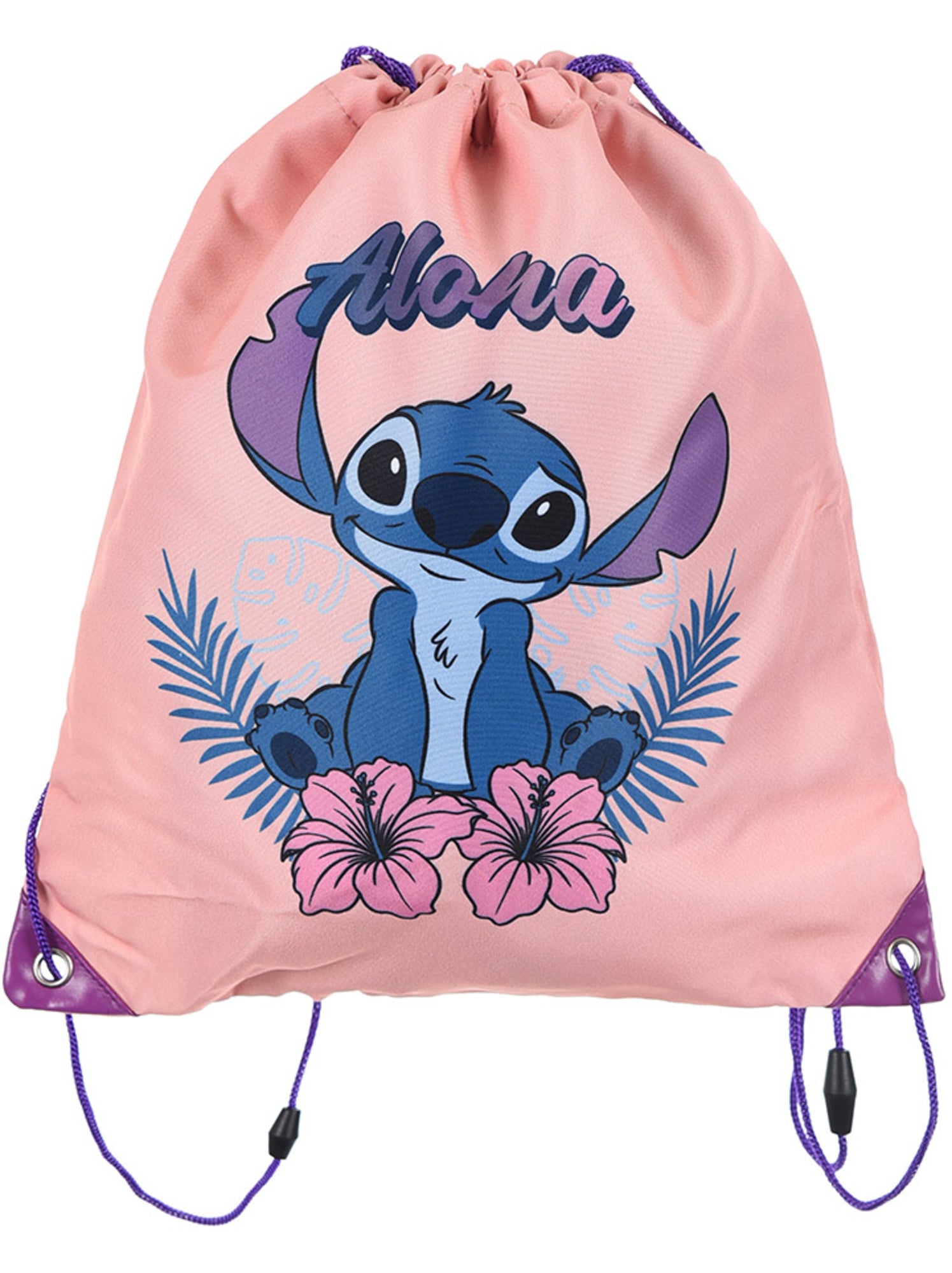 Sac de piscine lilo & stitch   | licence officielle - Rose