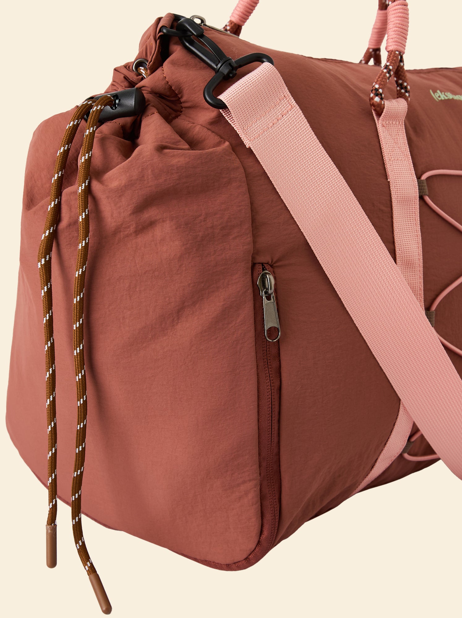 Sac de sport (ekstract) avec poches extérieures et rangement chaussures - Marron