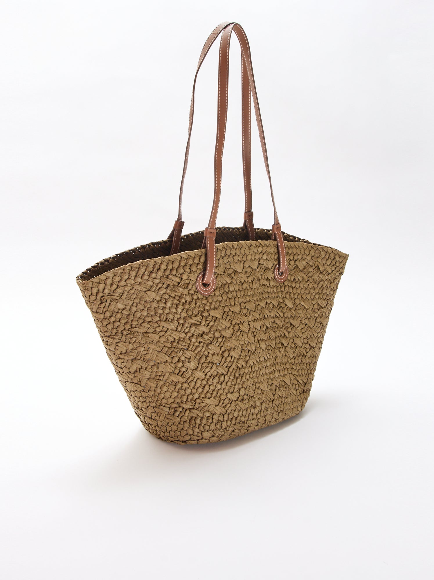 Sac panier avec anses - Kaki