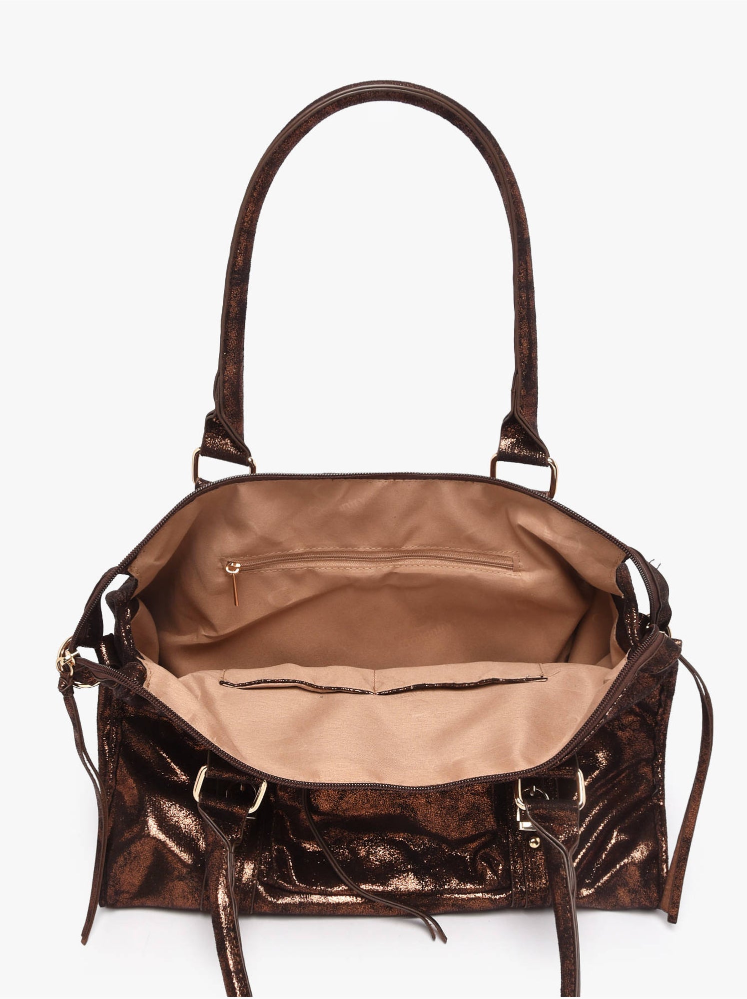 Sac porté épaule a4 format a4 gallantry toile enduite - Bronze