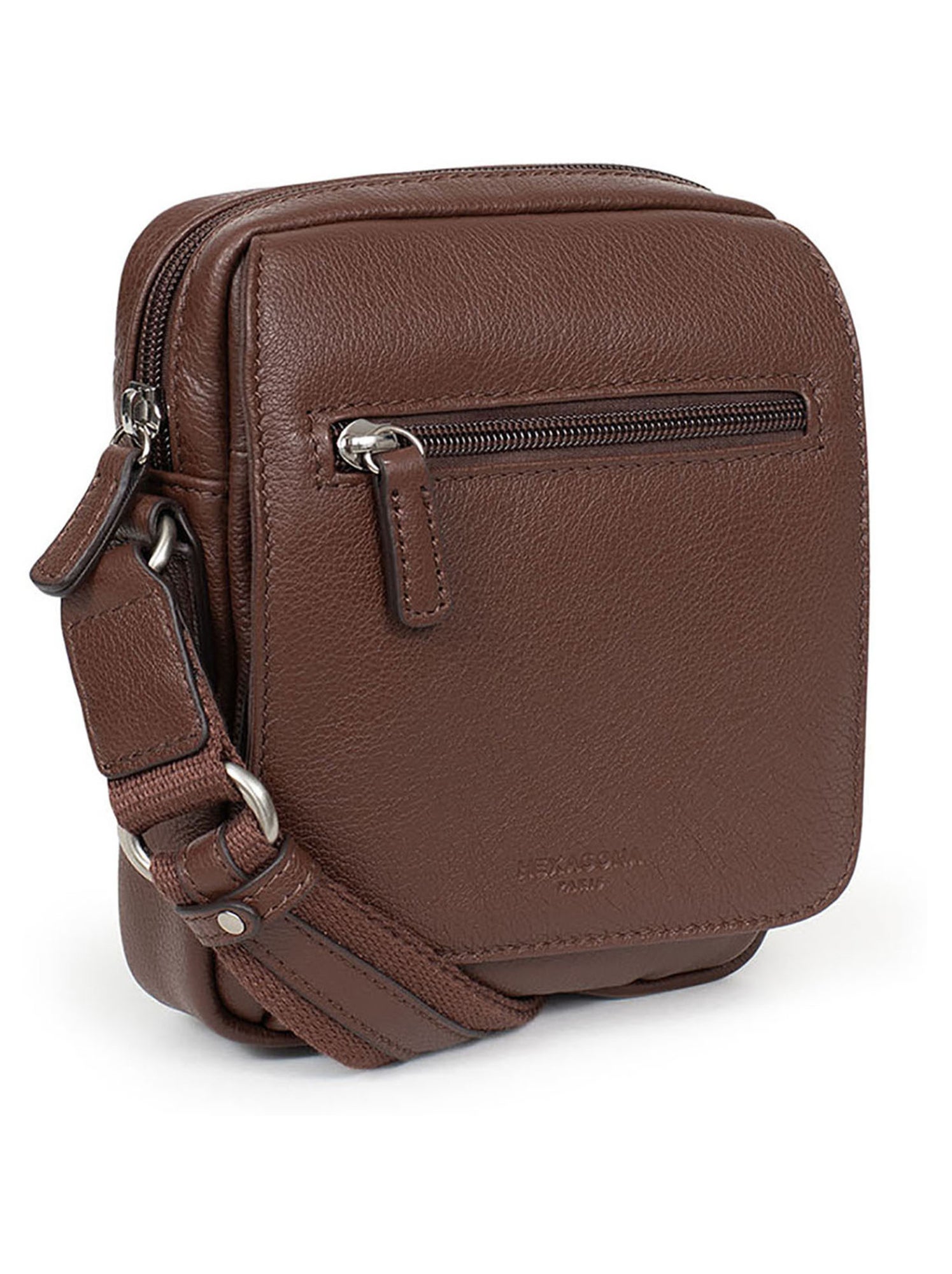 Sacoche  Cuir CONFORT - Marron chocolat