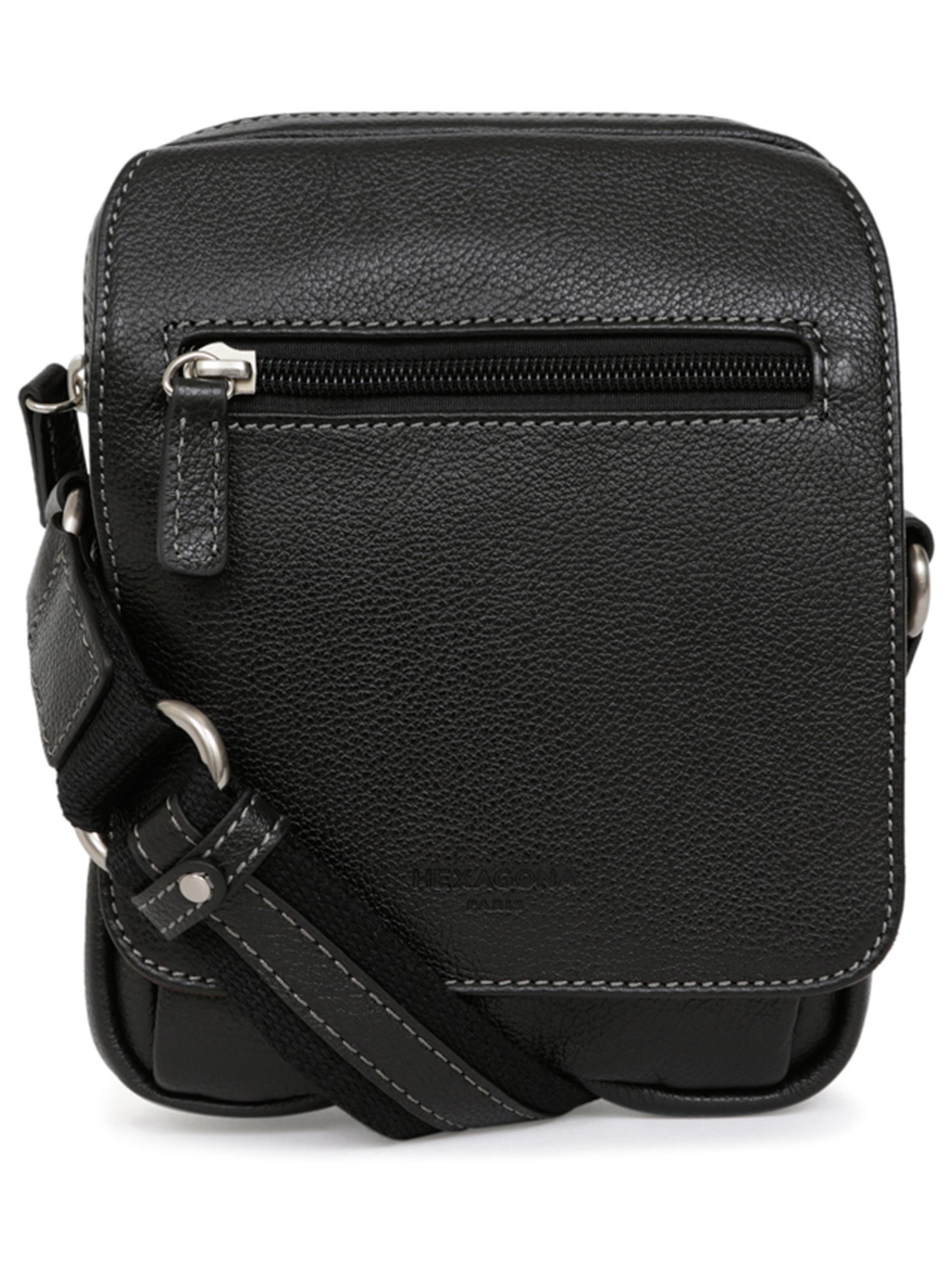 Sacoche  Cuir CONFORT - Noir