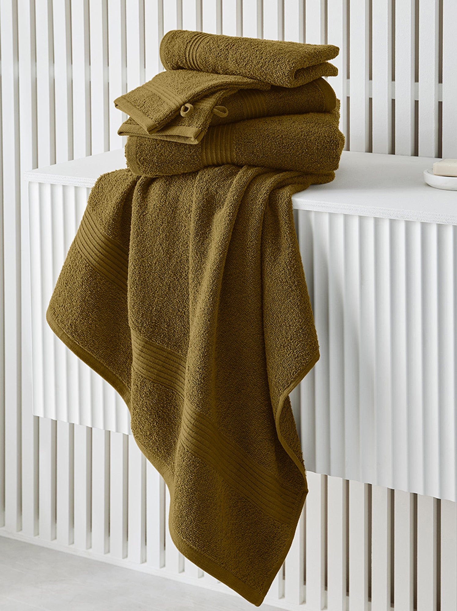 Serviette de bain 50 x 90 cm - bronze