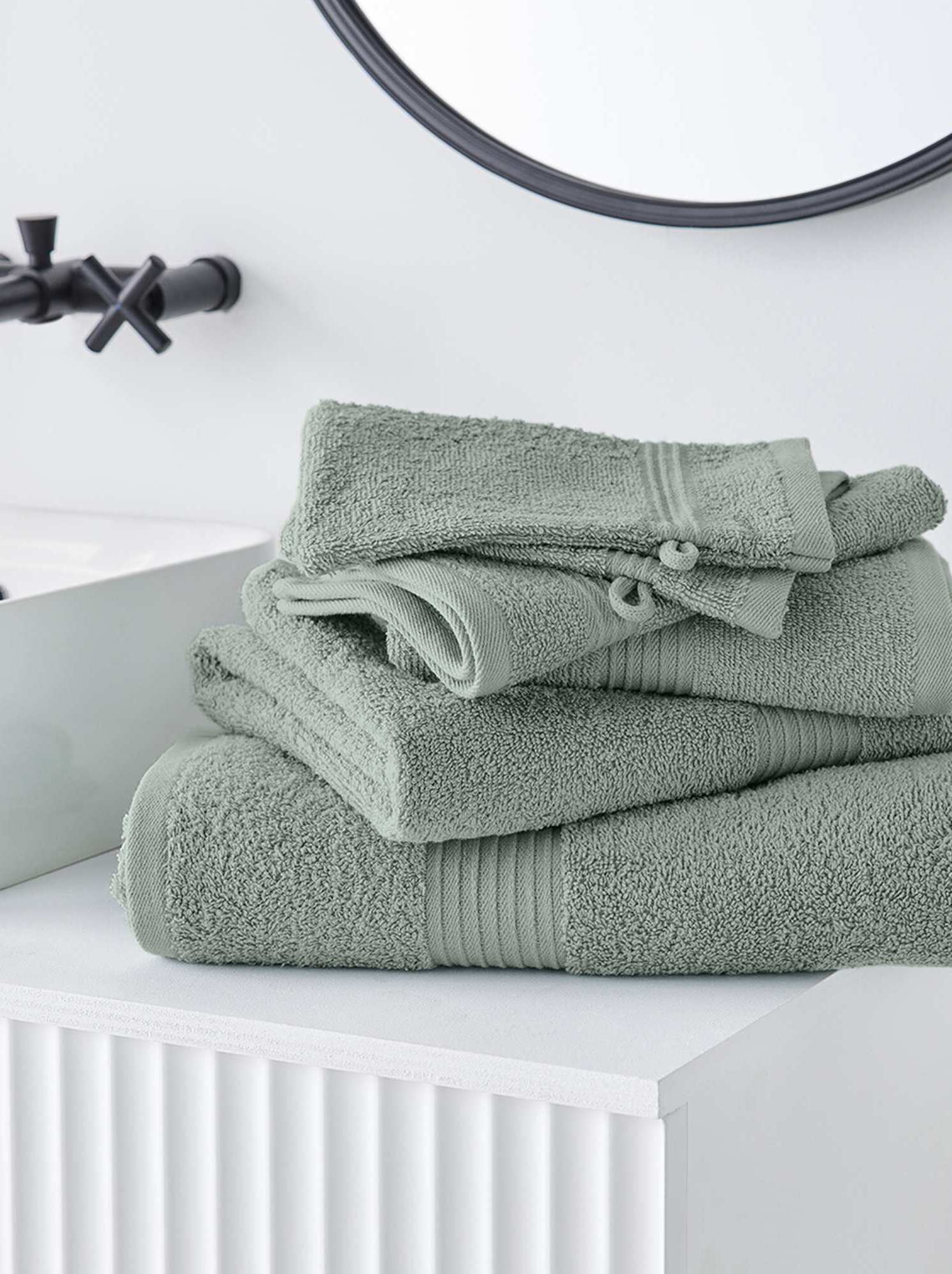Serviette de bain 50 x 90 cm - vert d'eau