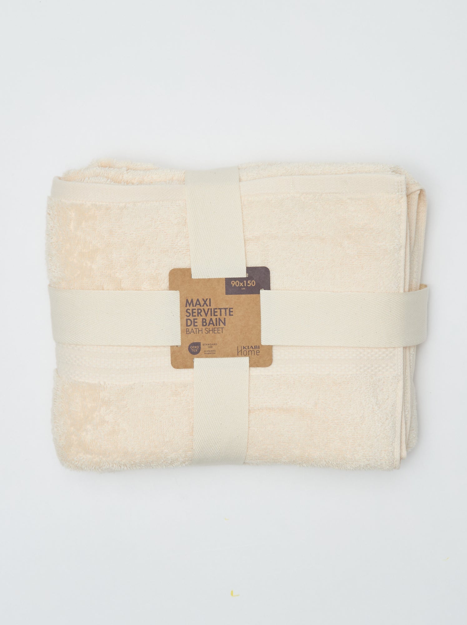 Serviette de bain 90 x 150 cm - Blanc