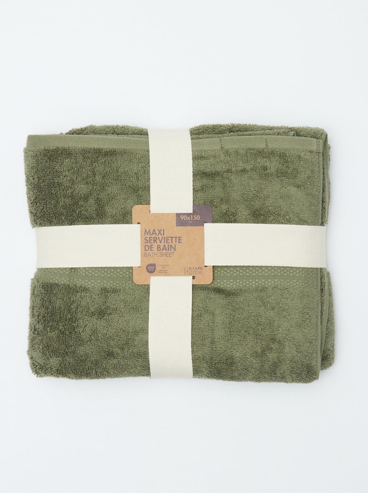 Serviette de bain 90 x 150 cm - Vert
