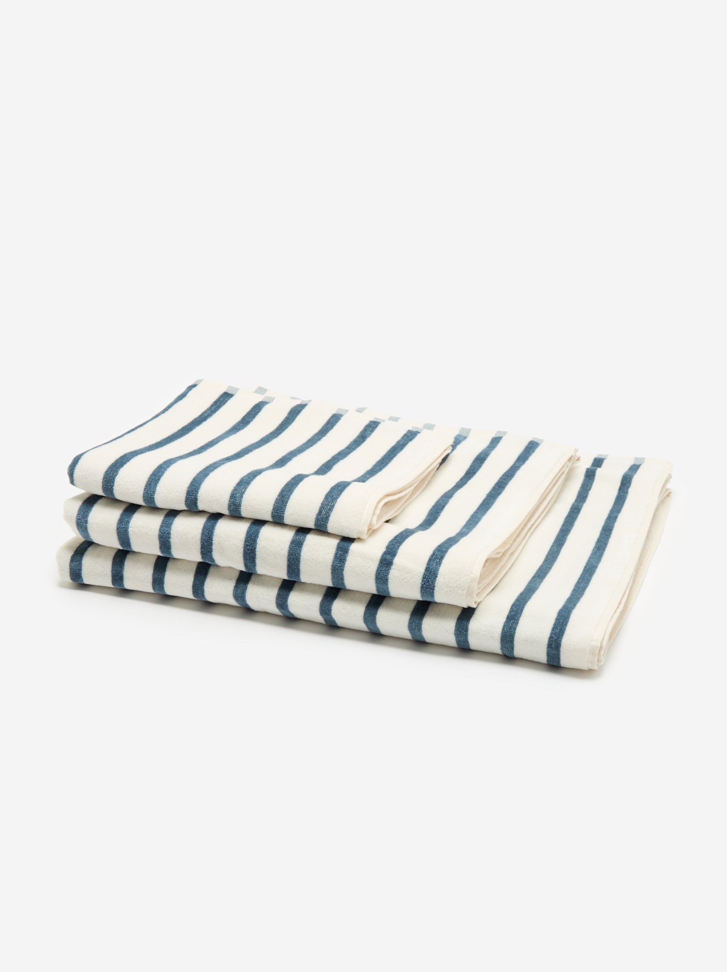 Serviette de bain - 70x130 cm - Bleu