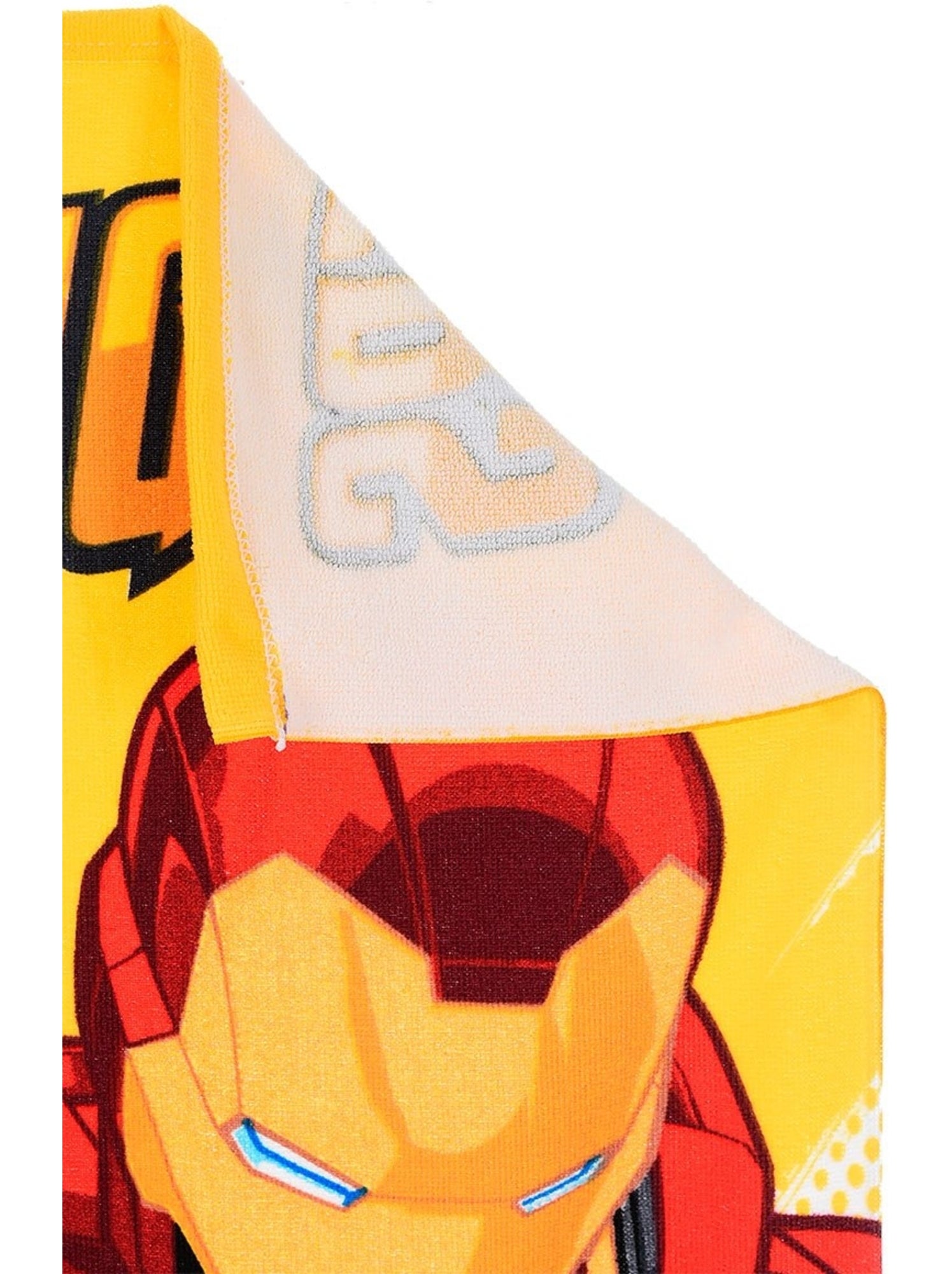 Serviette de plage avengers| licence officielle - Jaune