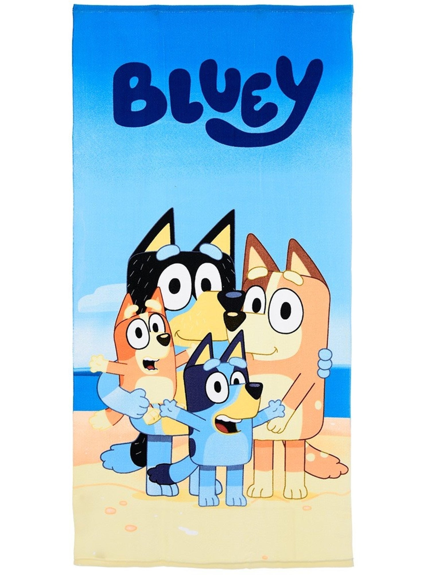 Serviette de plage bluey| licence officielle - Jaune