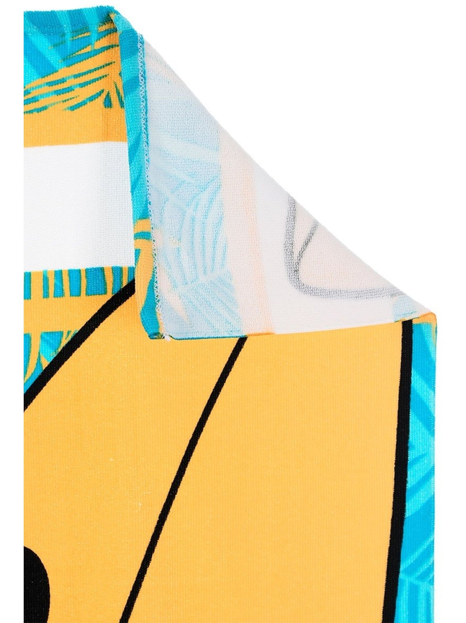 Serviette de plage mickey mouse| licence officielle - Jaune