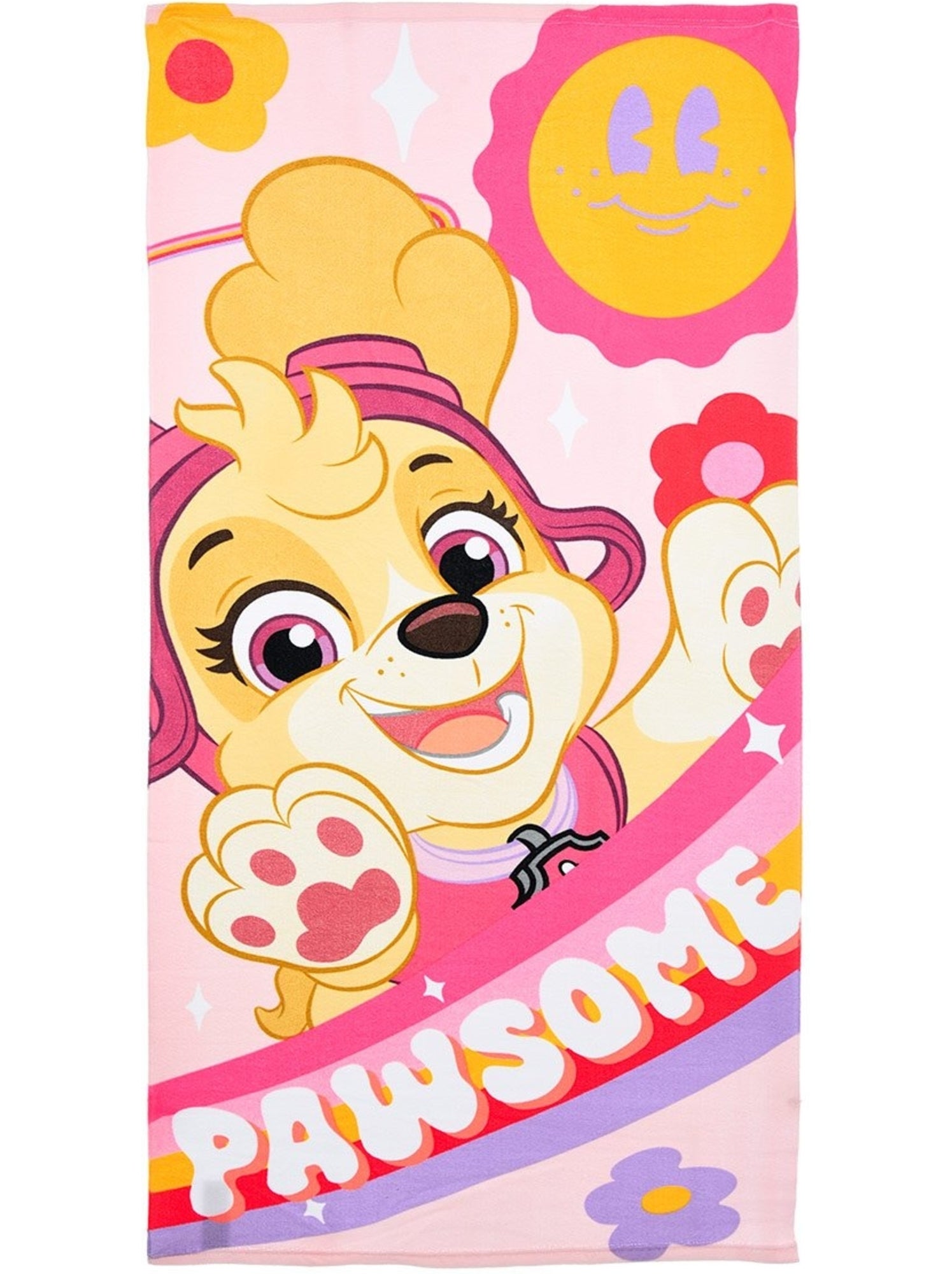 Serviette de Plage Pat Patrouille | Licence Officielle - Rose