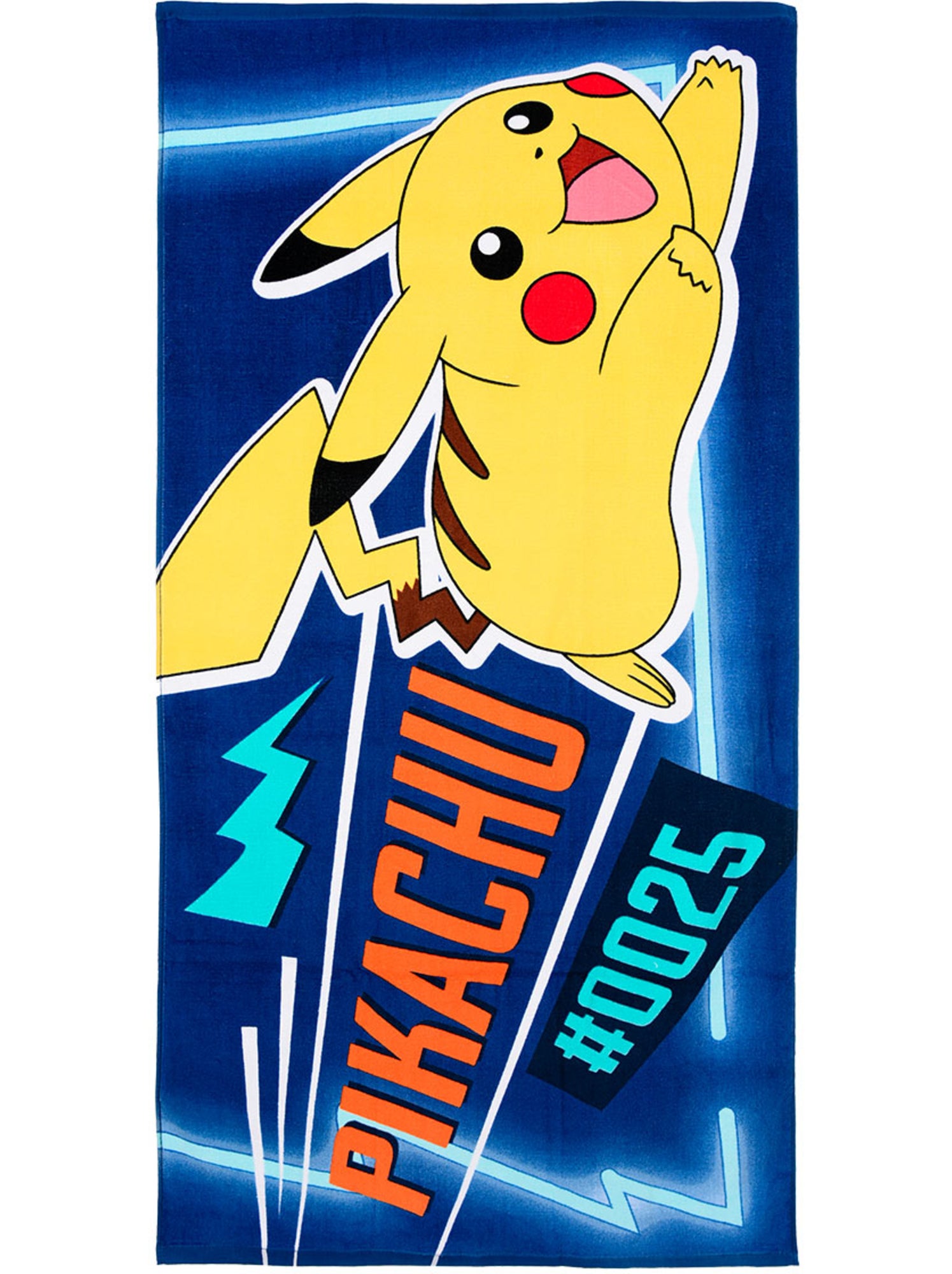 Serviette de plage pokémon  | licence officielle - Bleu