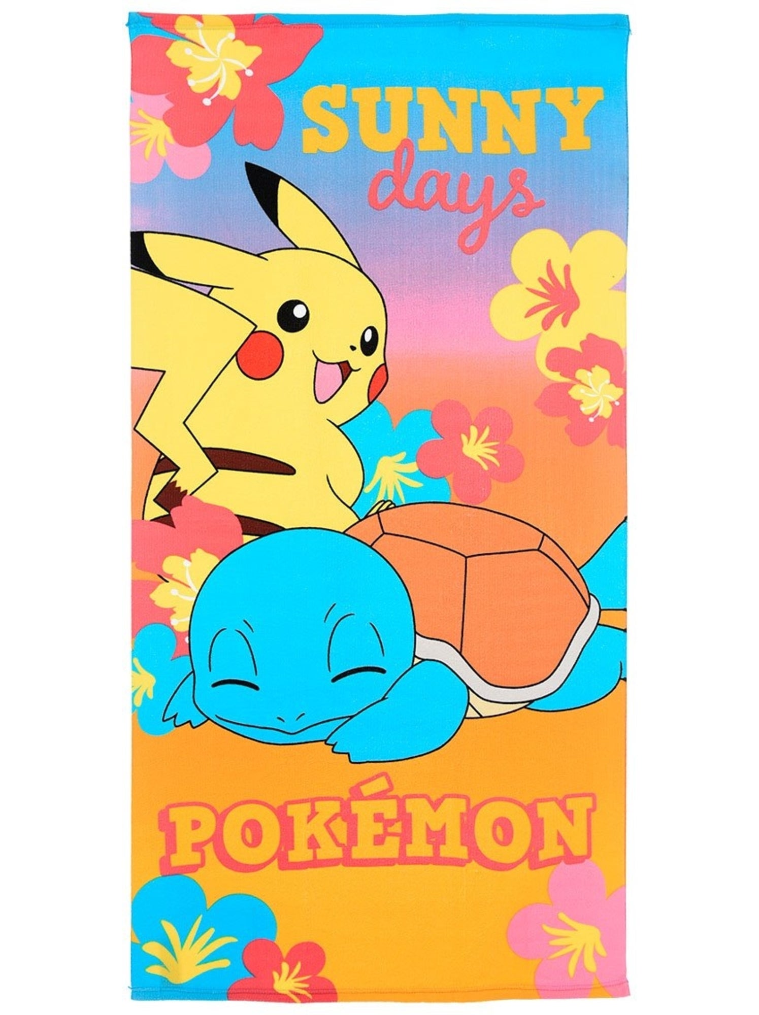 Serviette de Plage Pokemon | Licence Officielle - Multicolore