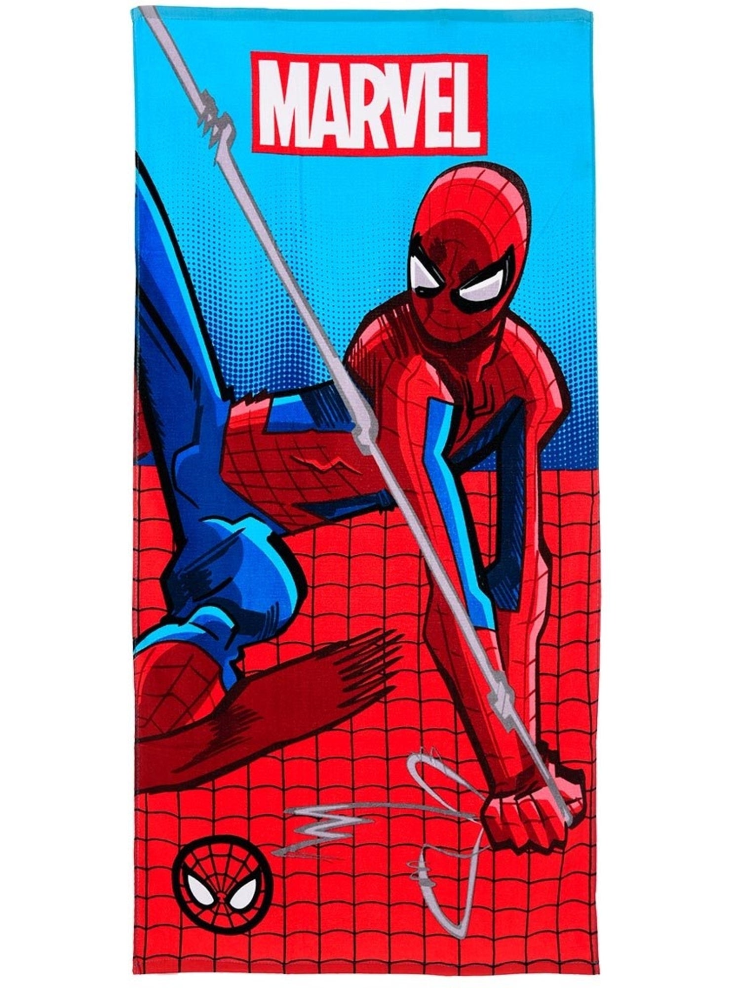 Serviette de plage spiderman| licence officielle - Rouge