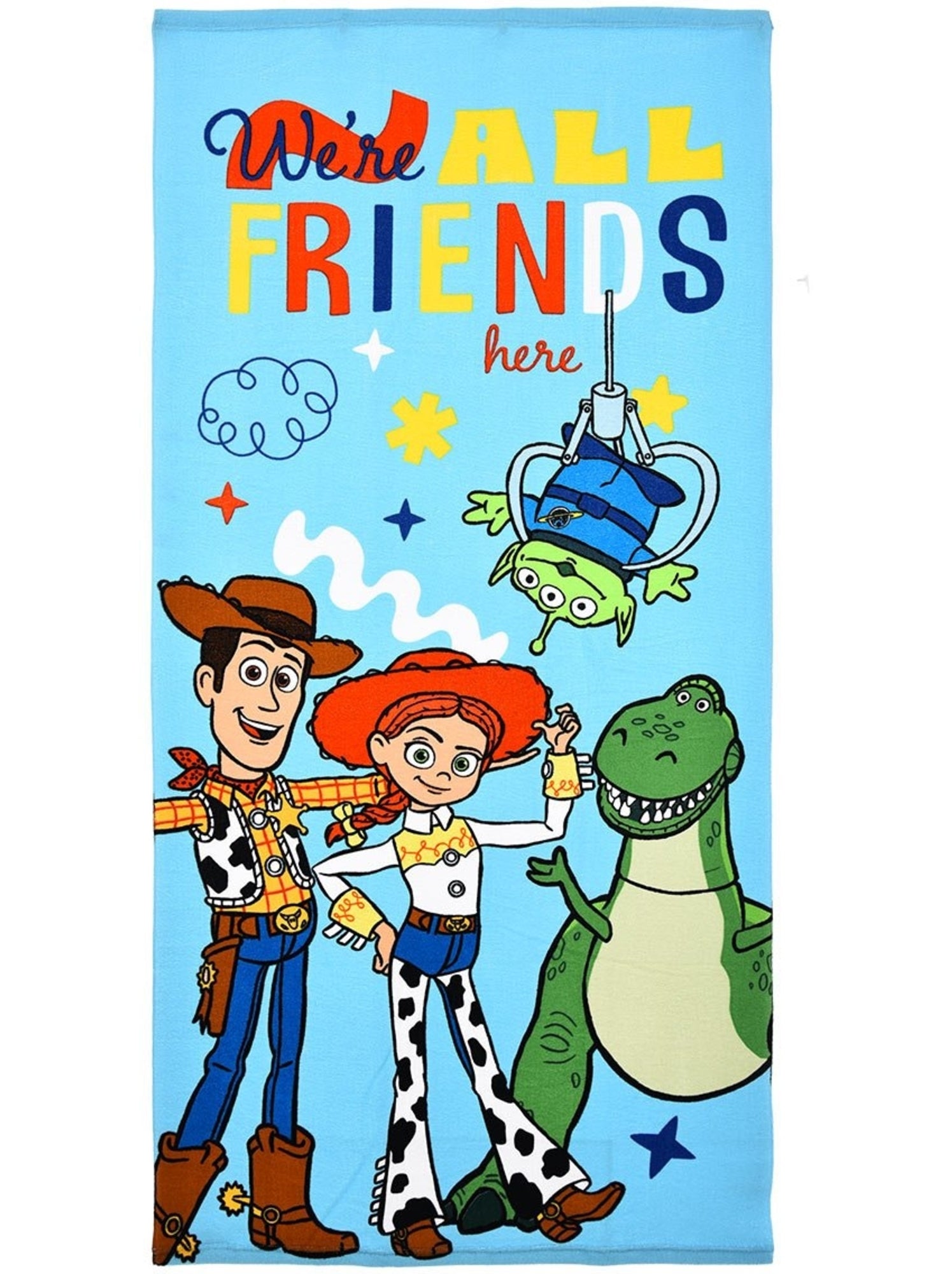 Serviette de Plage Toy_Story| Licence Officielle - Bleu