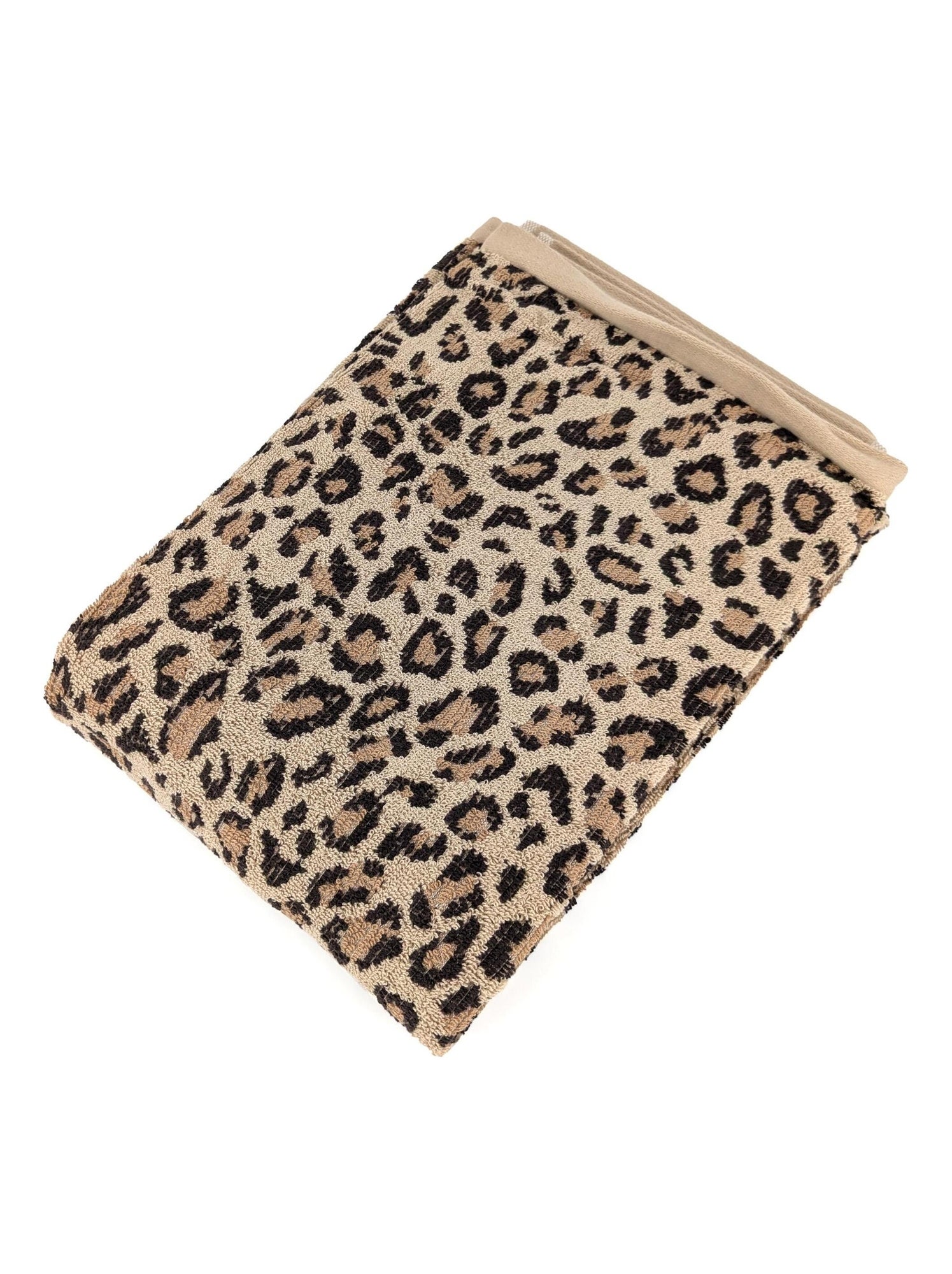 Serviette de toilette LEOPARD - Beige