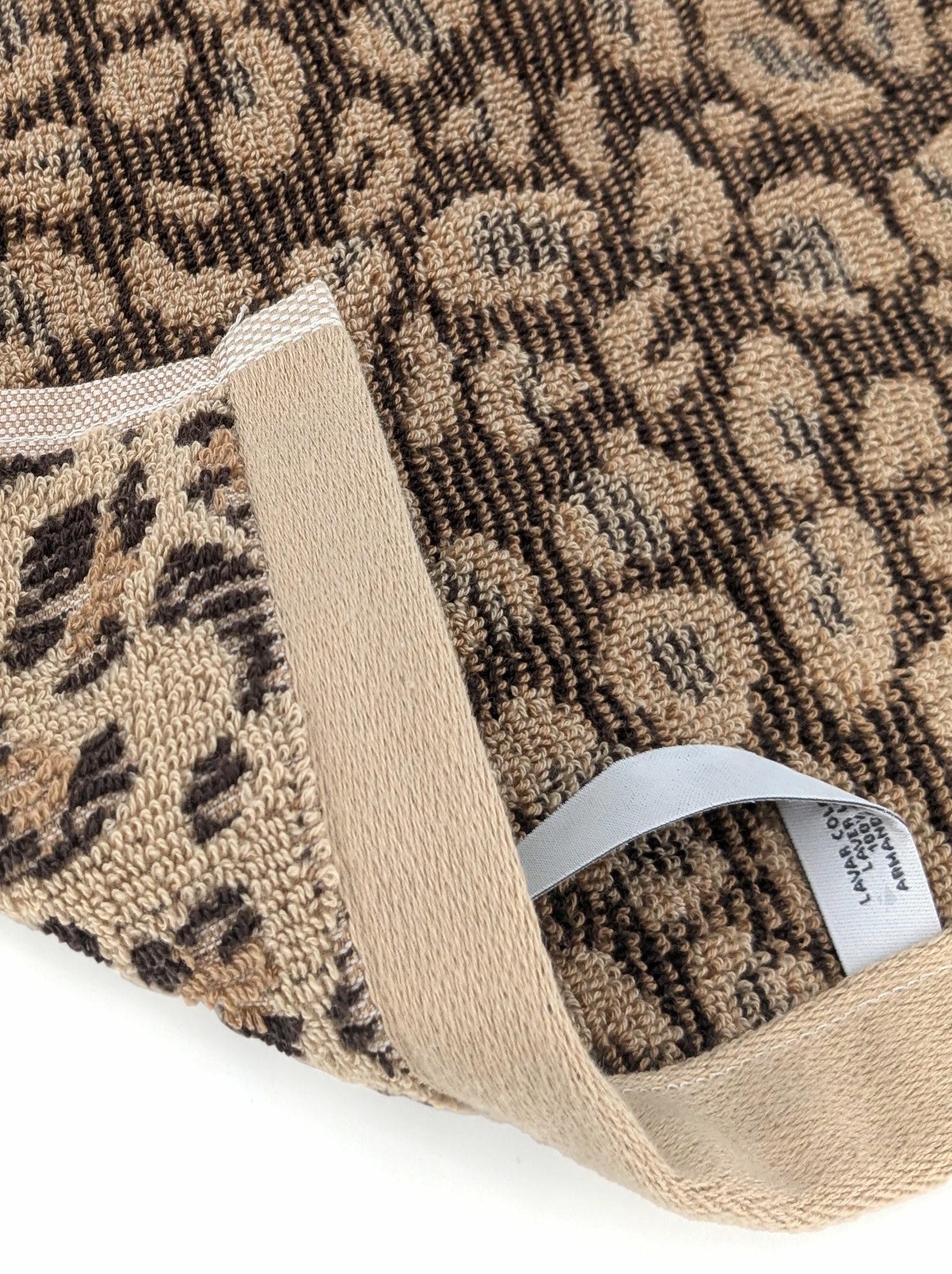 Serviette de toilette LEOPARD - Beige