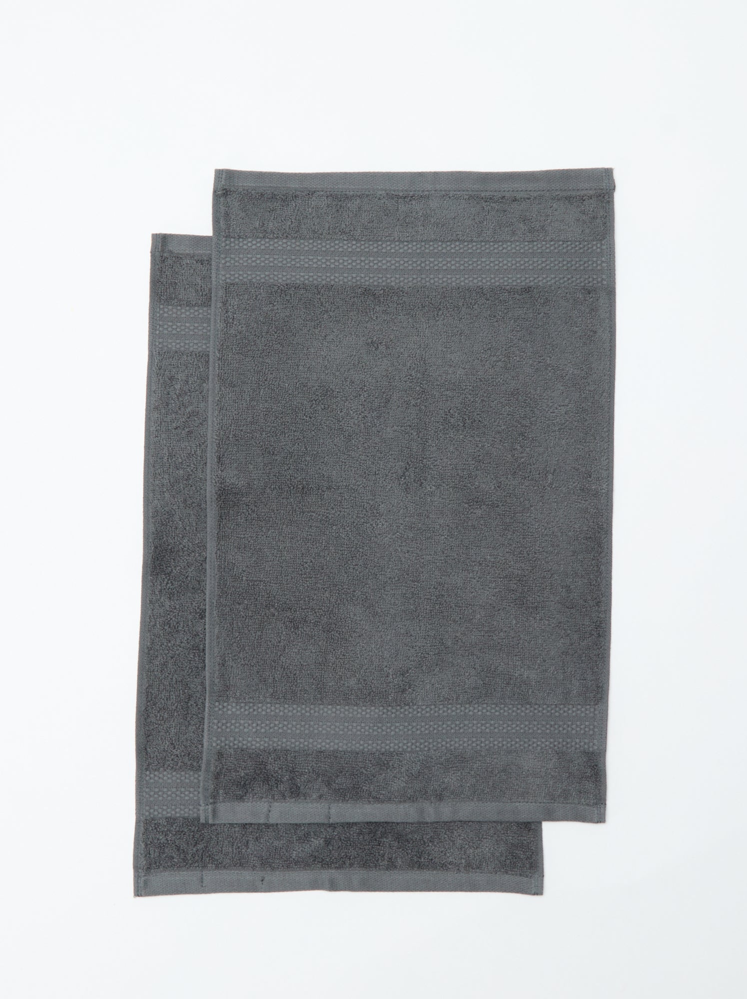 Serviettes invités 30 x 50 cm - Gris