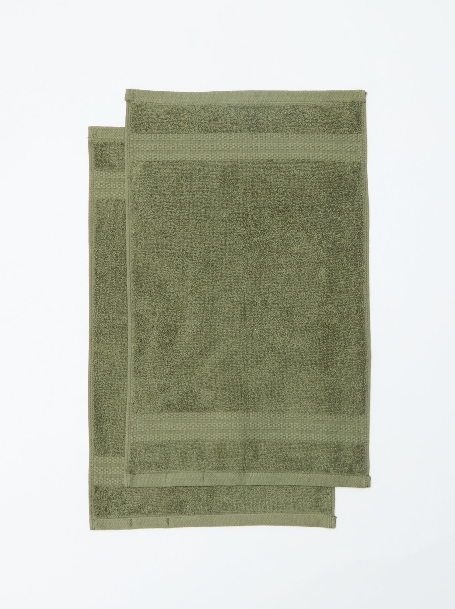 Serviettes invités 30 x 50 cm - Vert