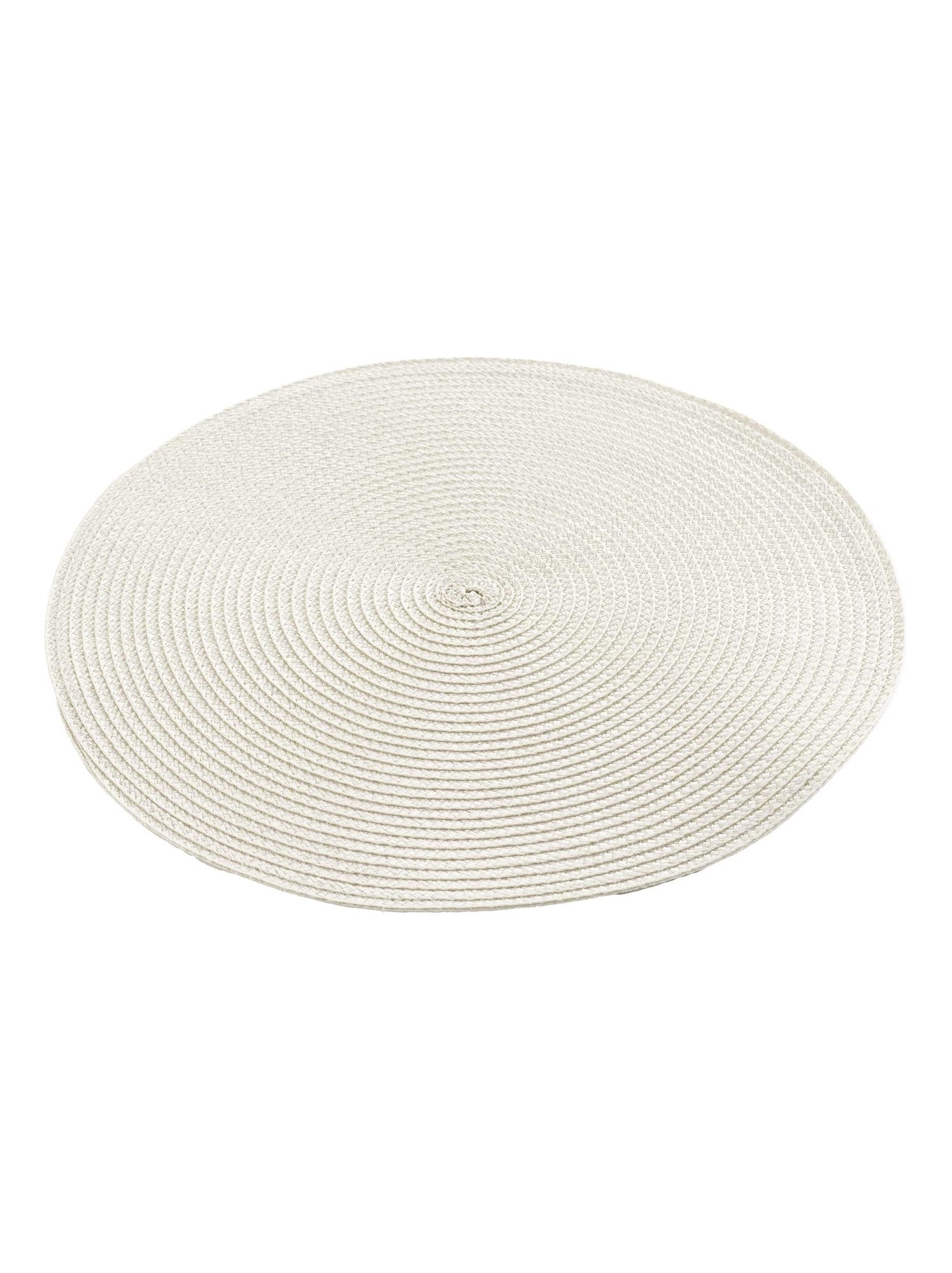 Set de table rond et coloré - Ivoire