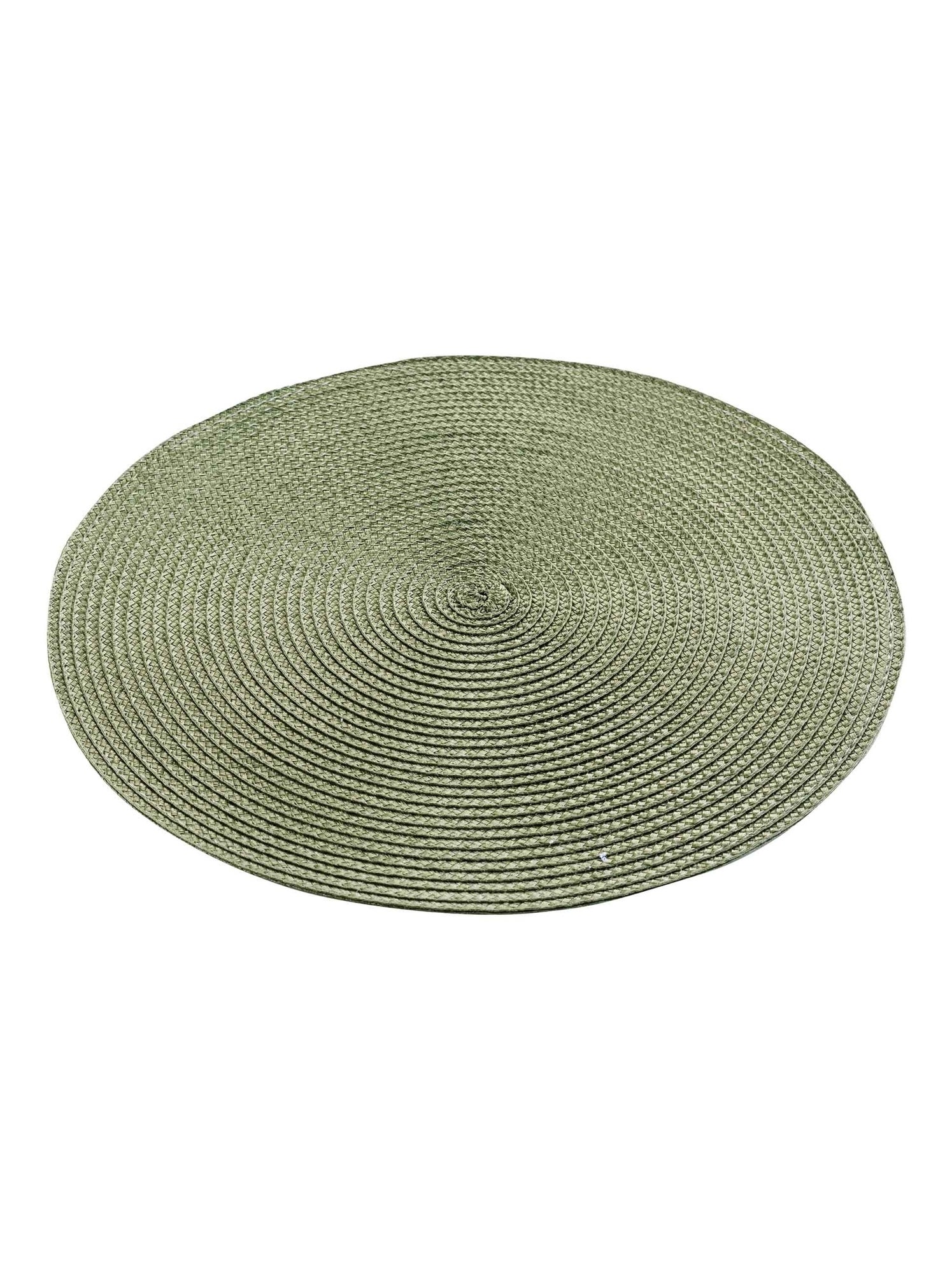 Set de table rond et coloré - Kaki
