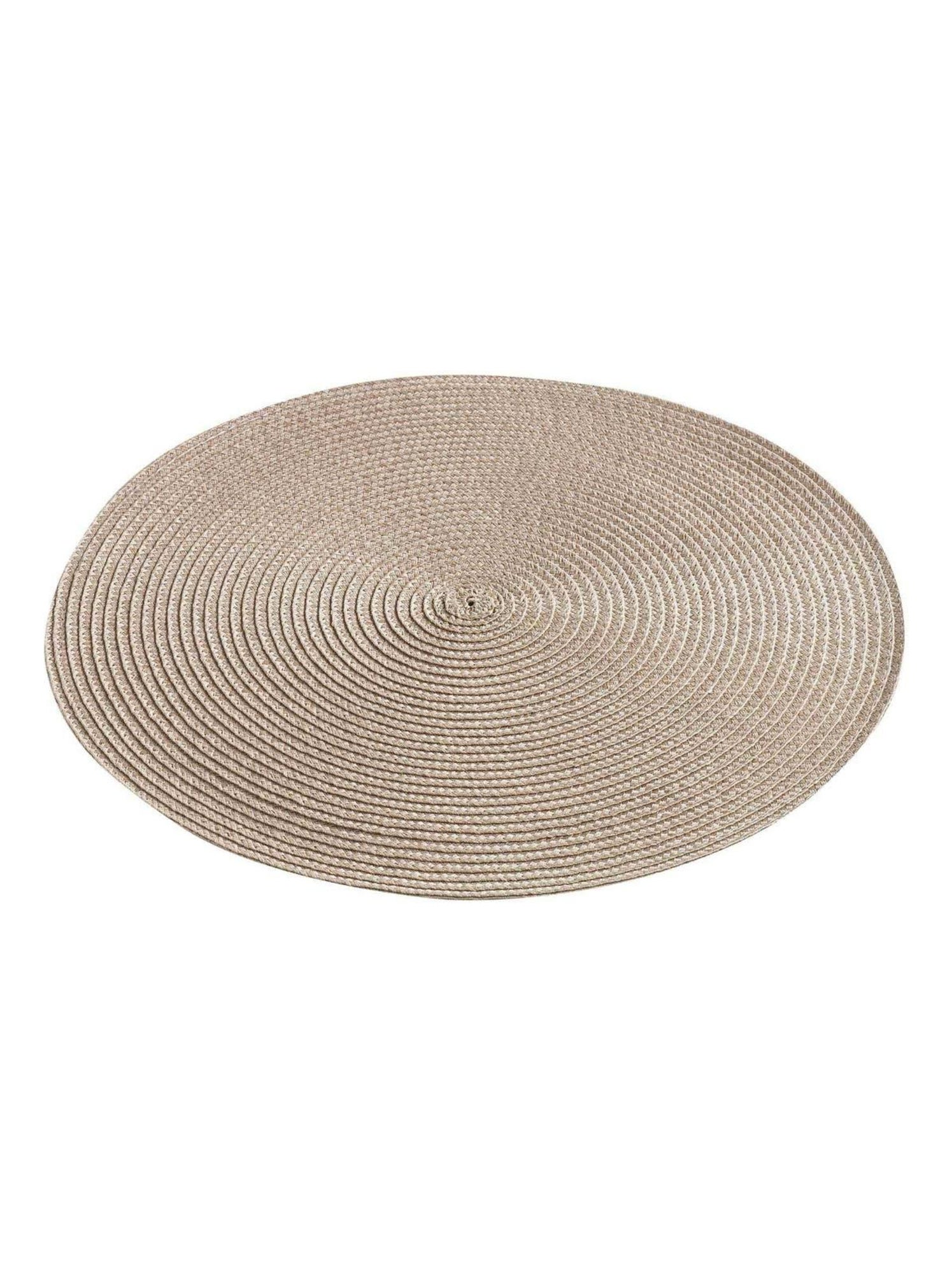 Set de table rond et coloré - Taupe