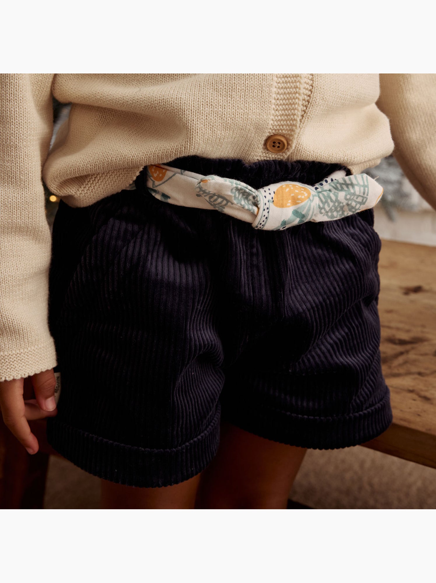 Short bébé en velours côtelé holamuchacha - Bleu
