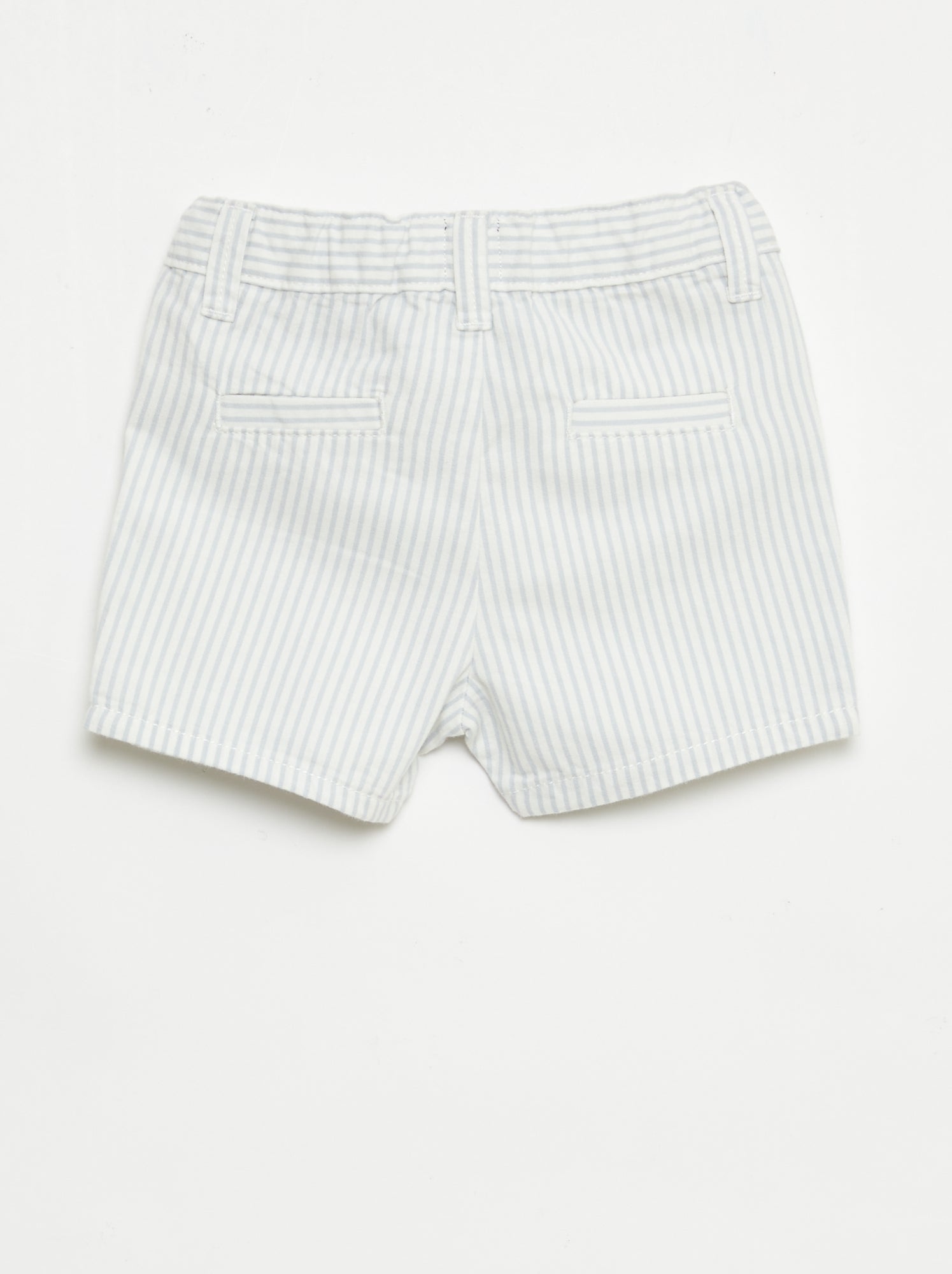 Short chino avec taille ajustable - Blanc