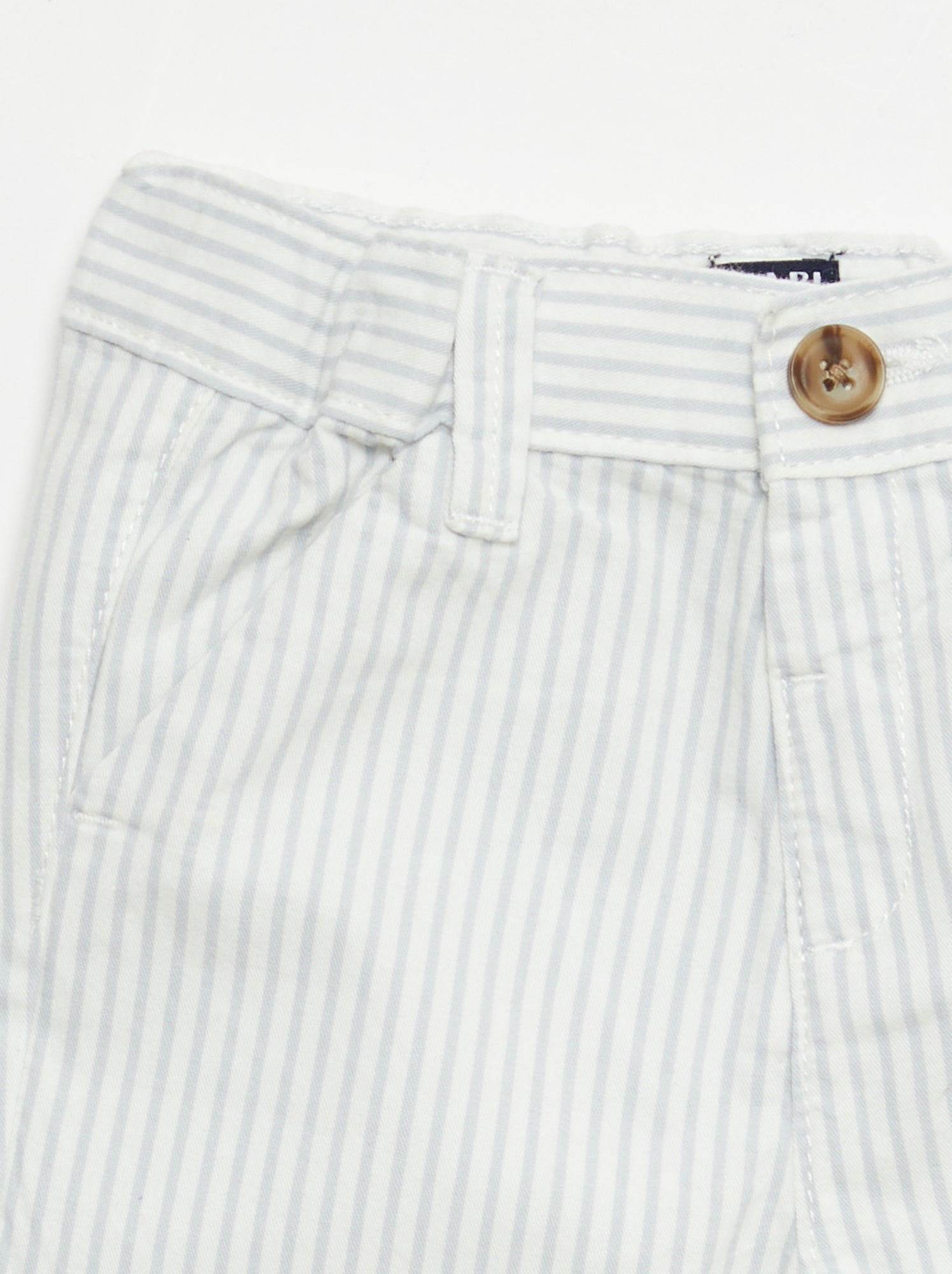 Short chino avec taille ajustable - Blanc