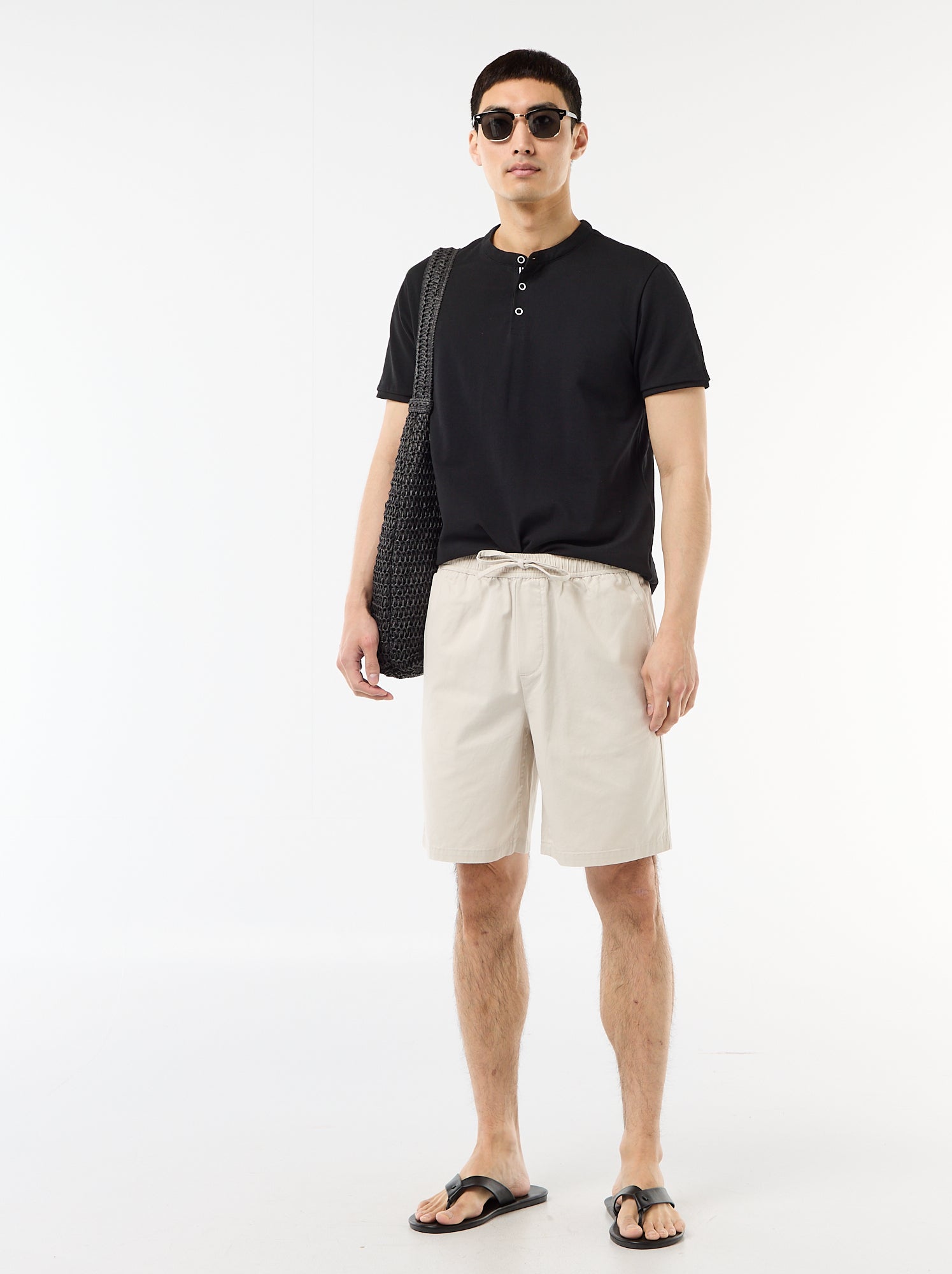 Short chino uni - Gris