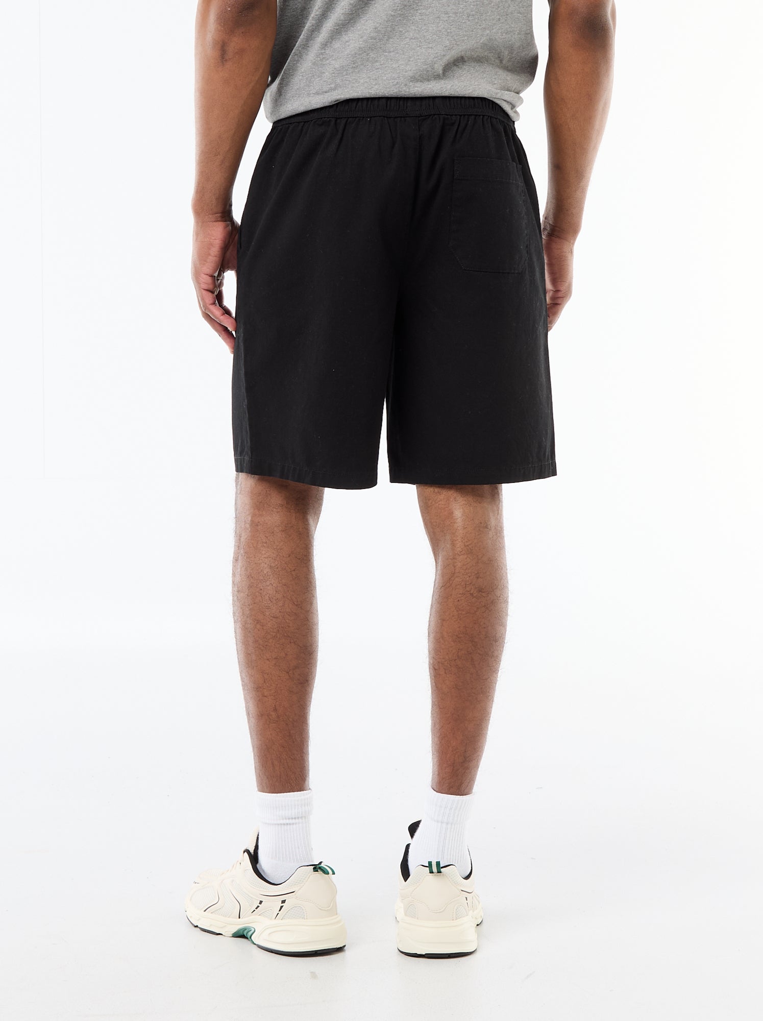 Short chino uni - Noir
