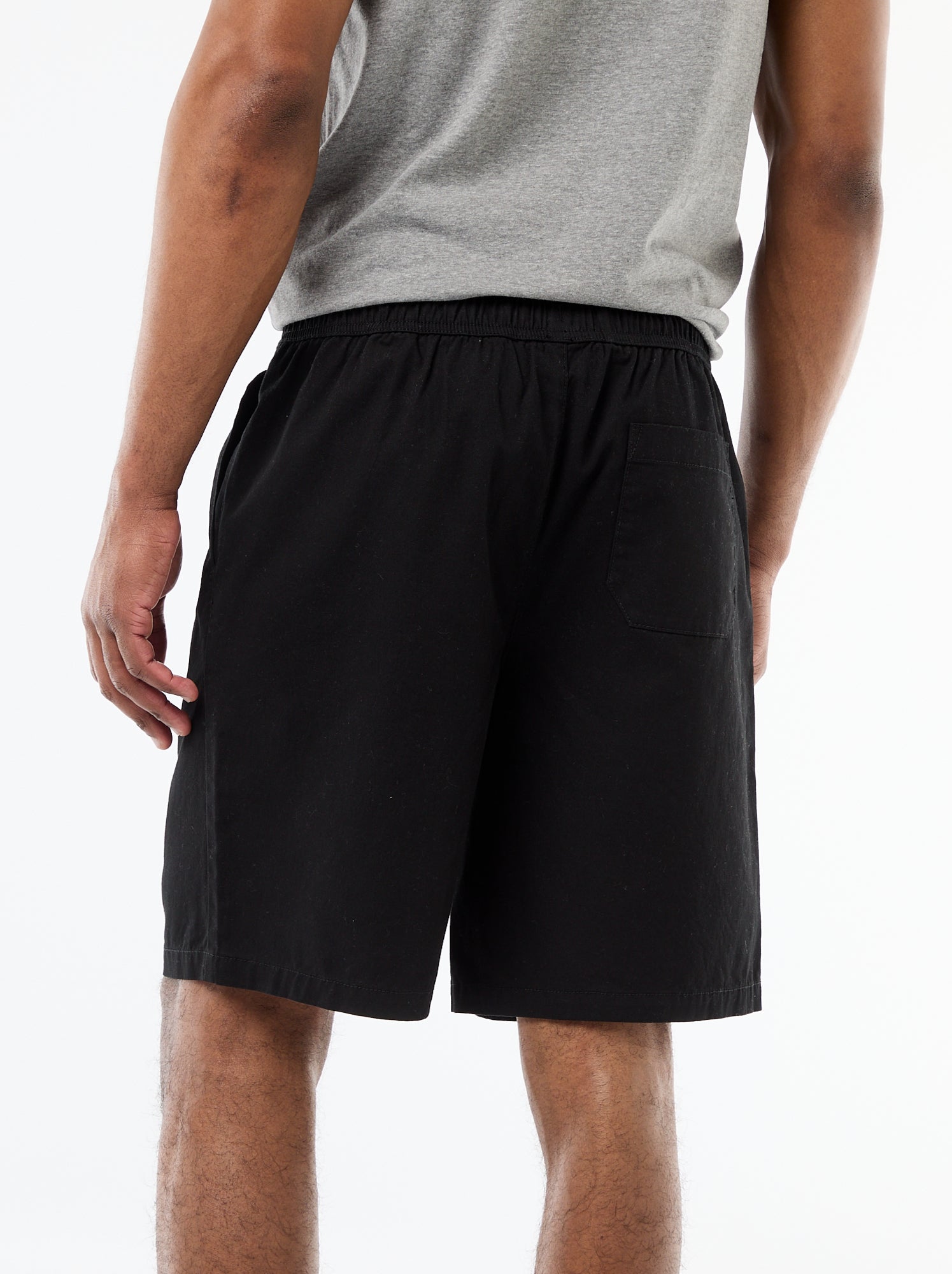 Short chino uni - Noir