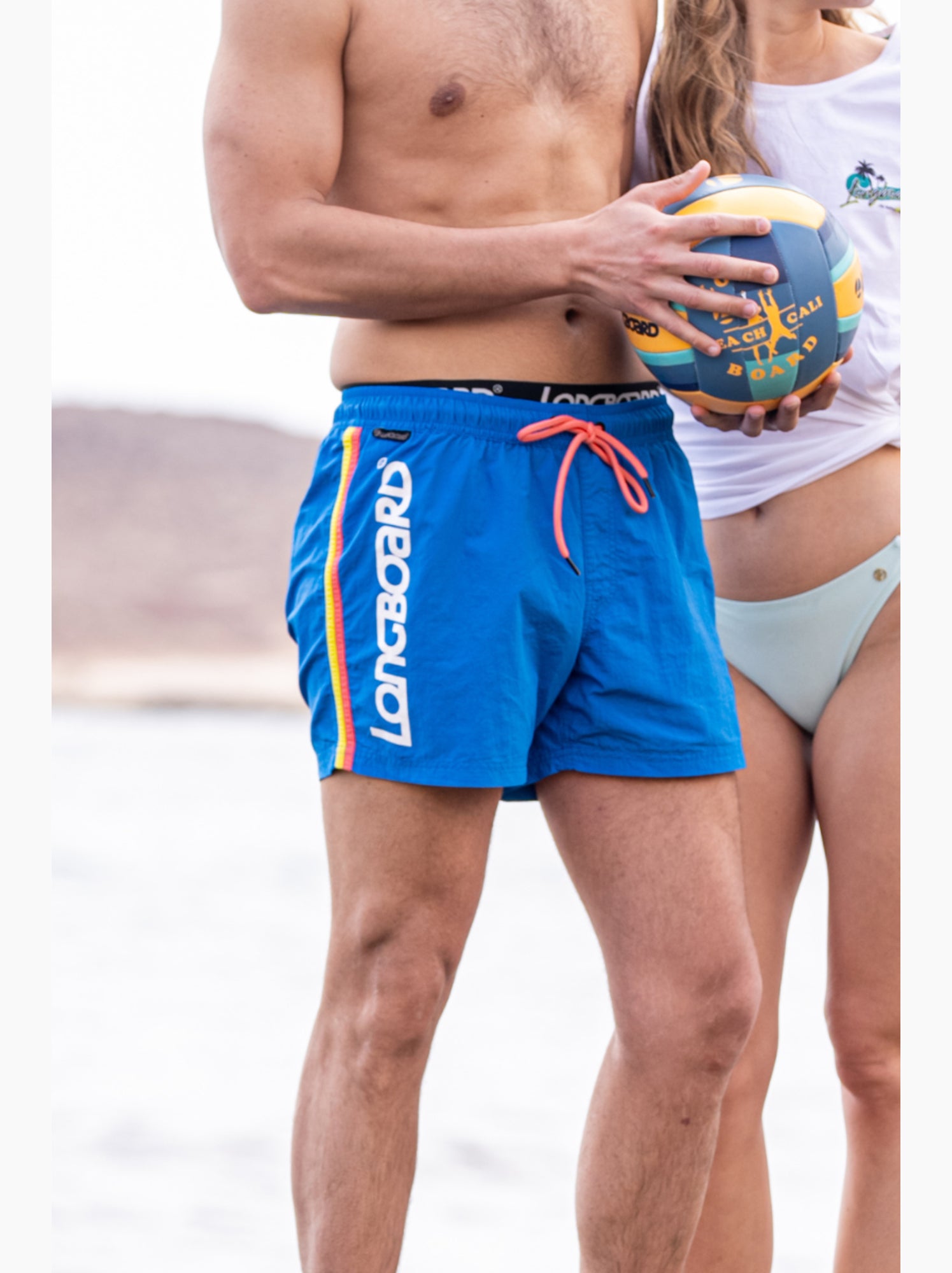 Short de bain -   - longboard - Bleu