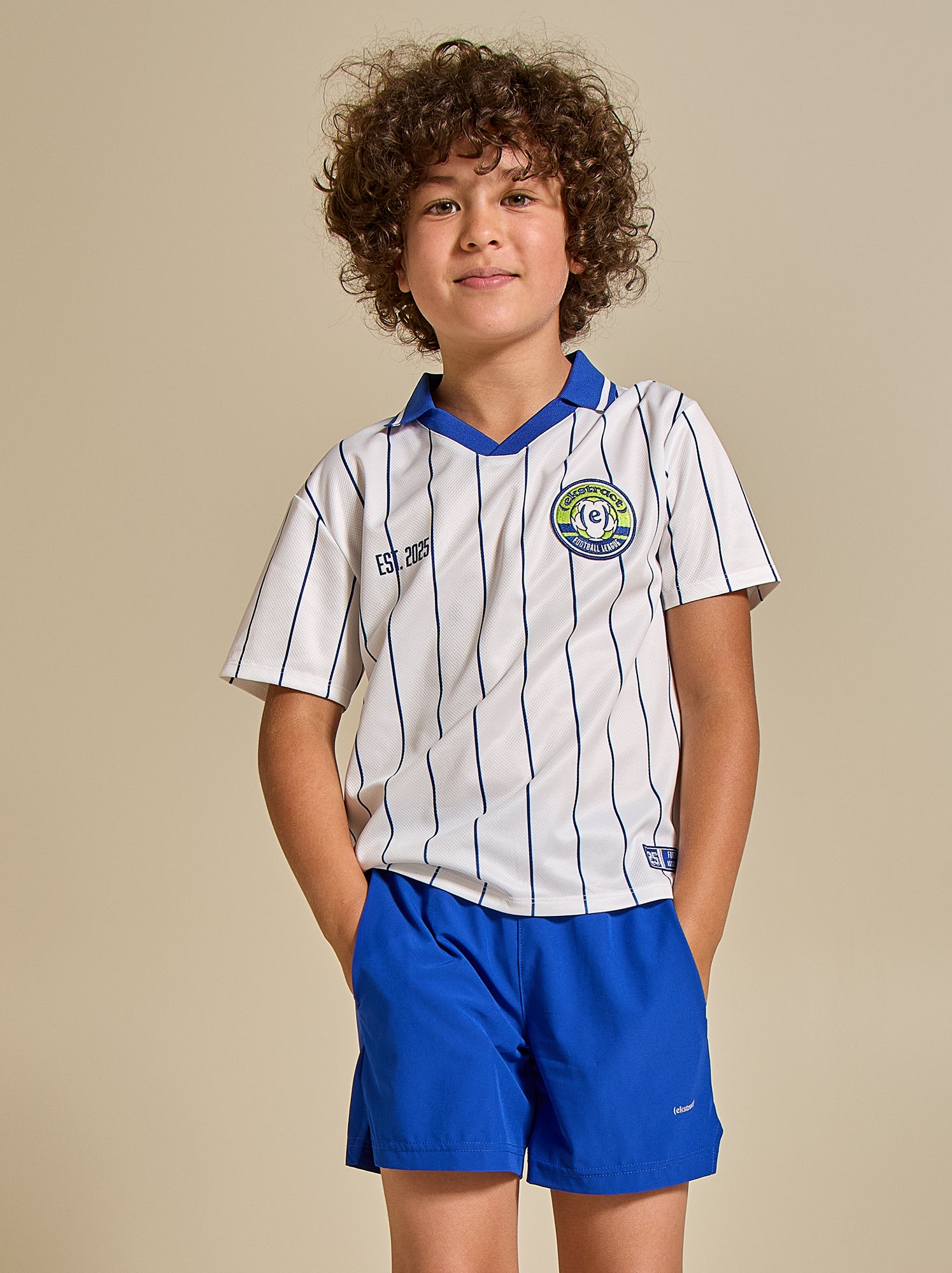 Short de sport avec poche zippée au dos - (ekstract) - Bleu
