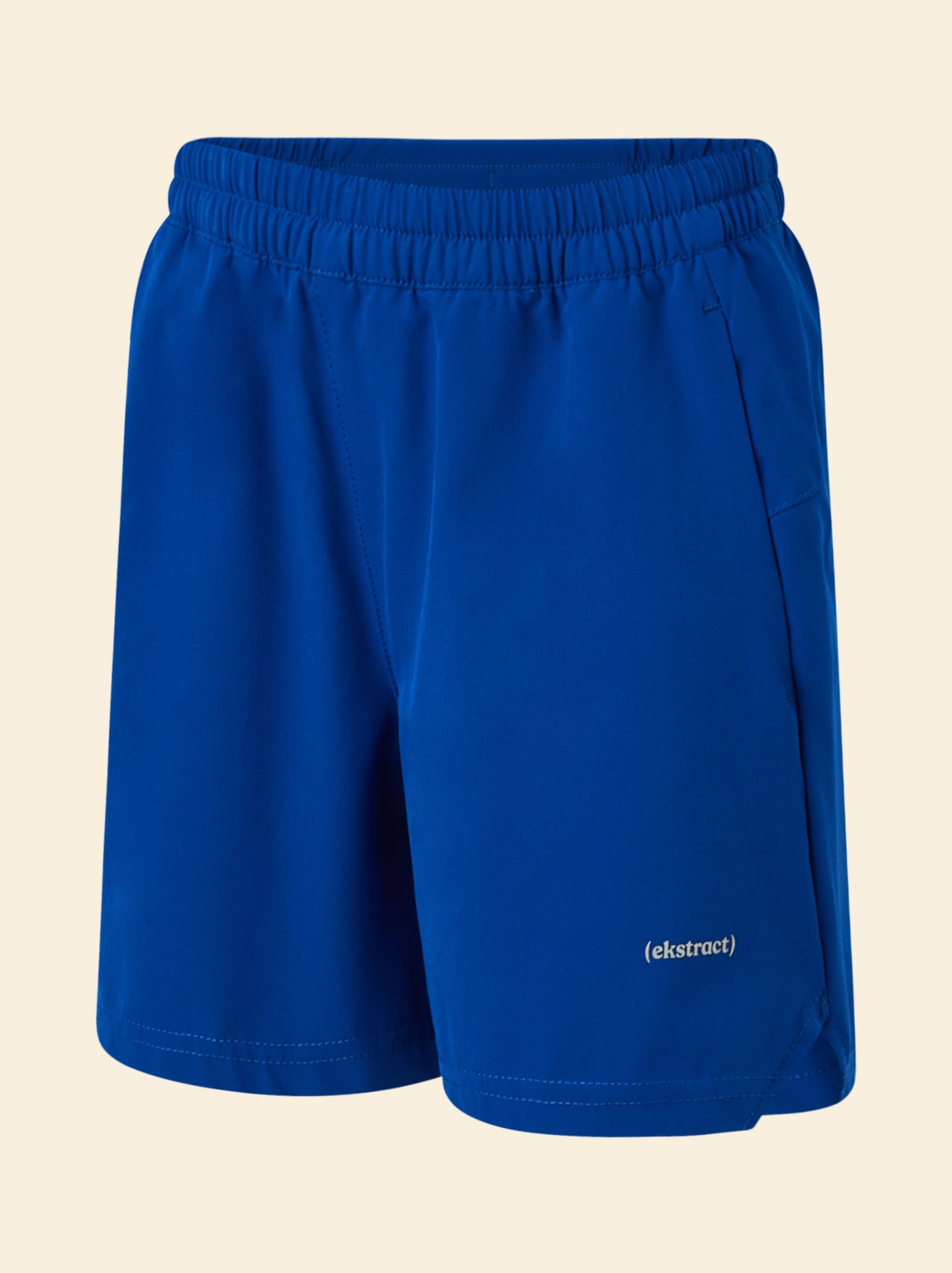Short de sport avec poche zippée au dos - (ekstract) - Bleu