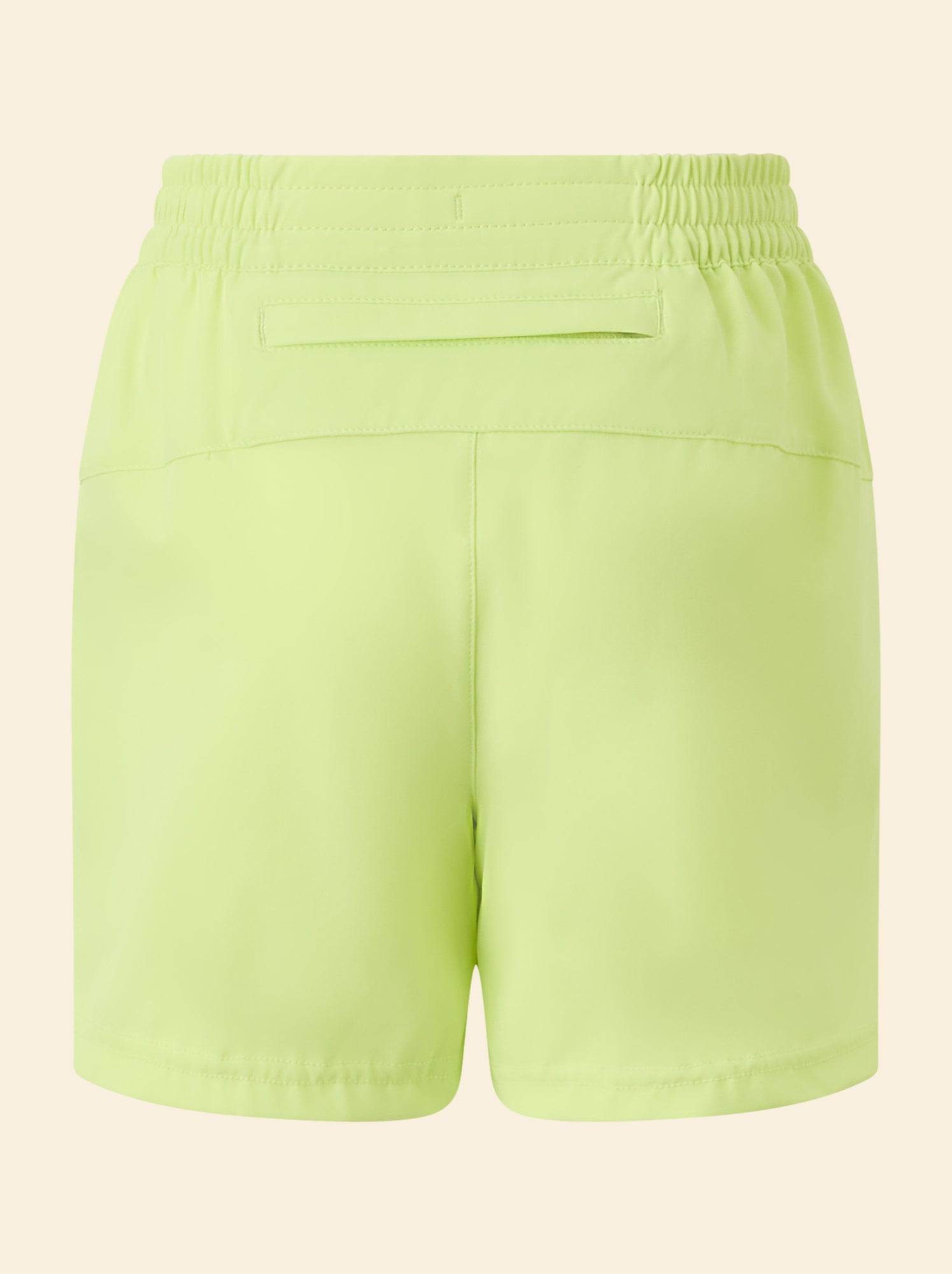 Short de sport avec poche zippée au dos - (ekstract) - Jaune