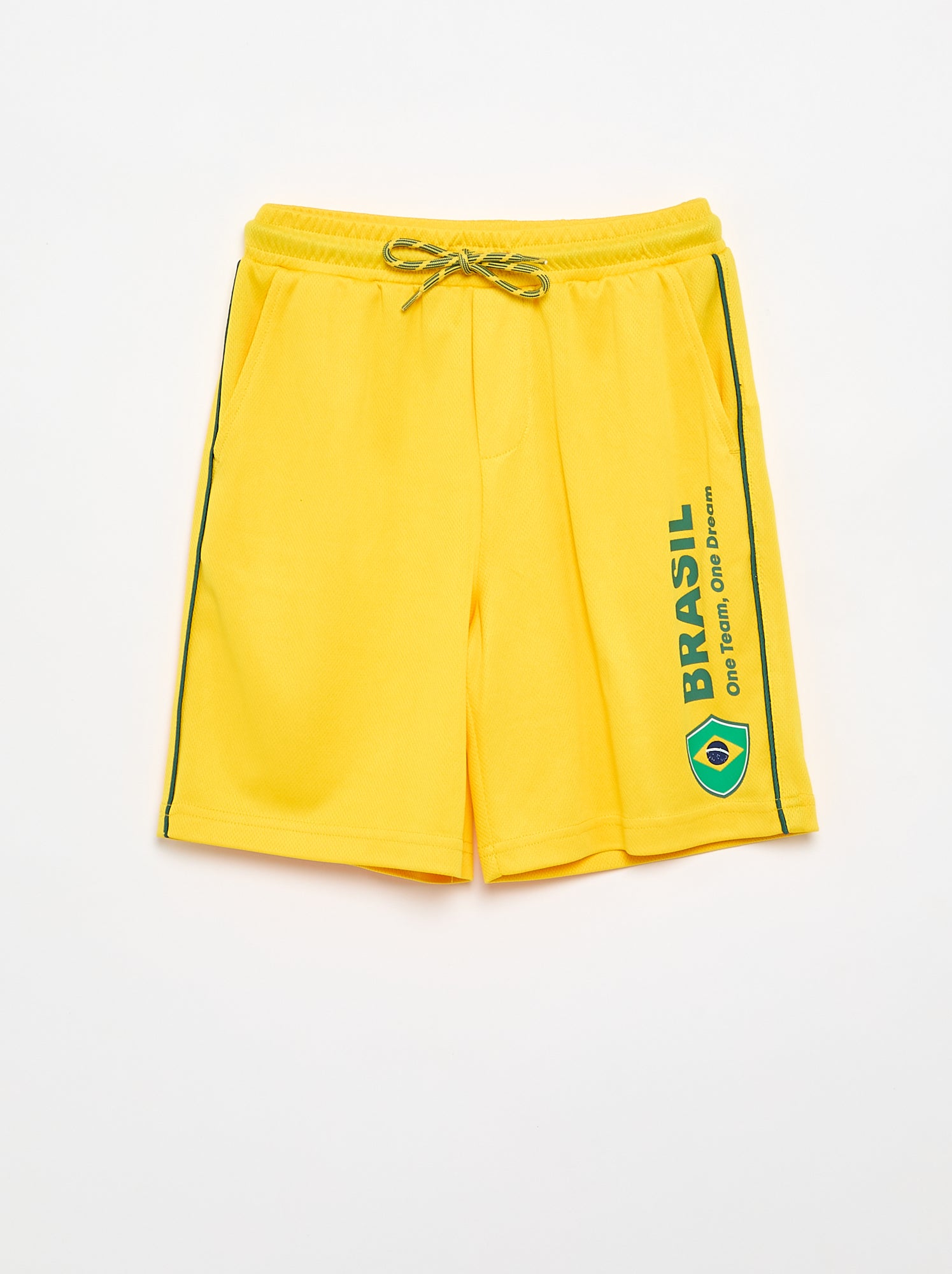 Short de sport  France - Jaune