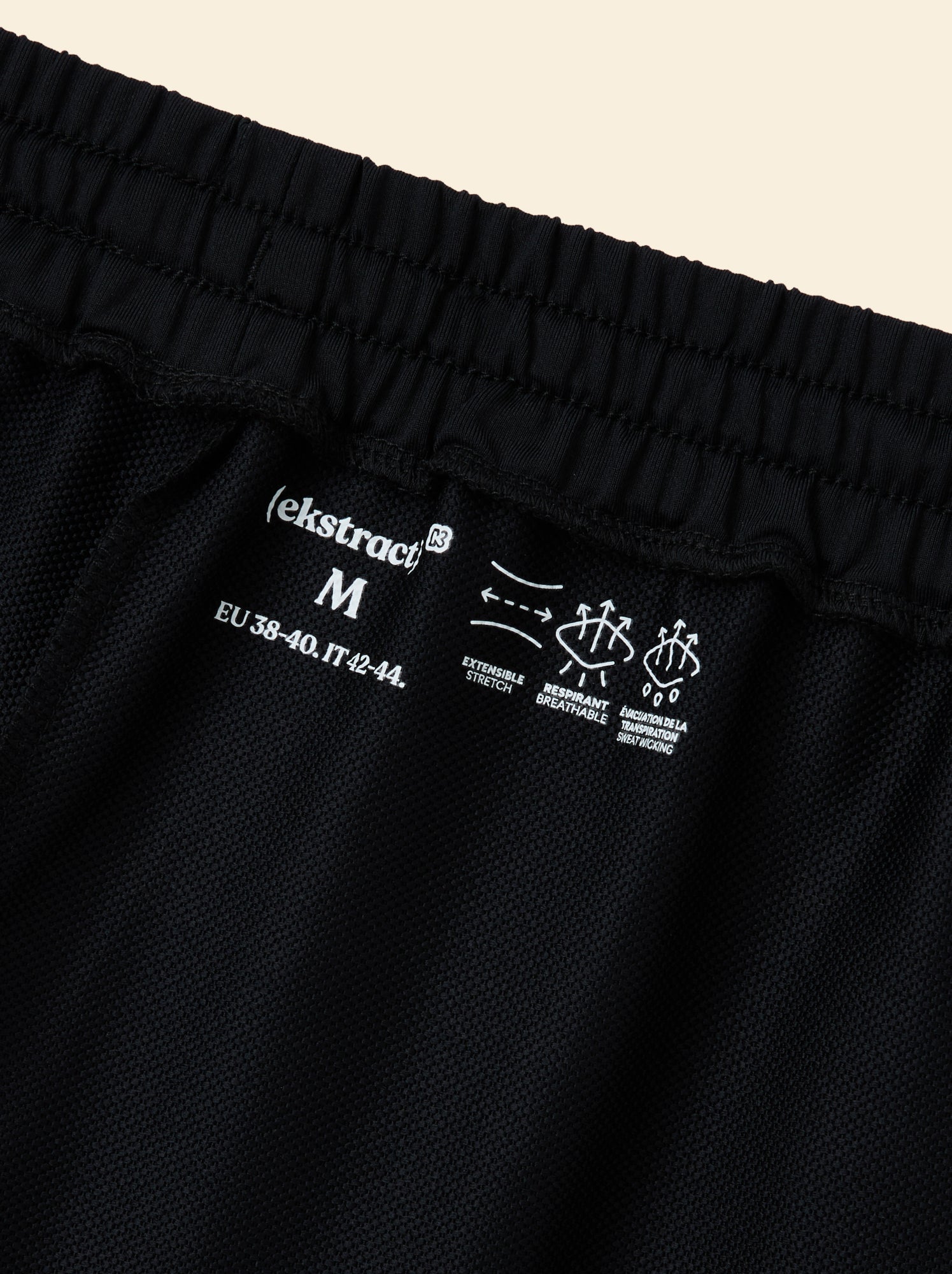 Short de sport - (ekstract) - Noir
