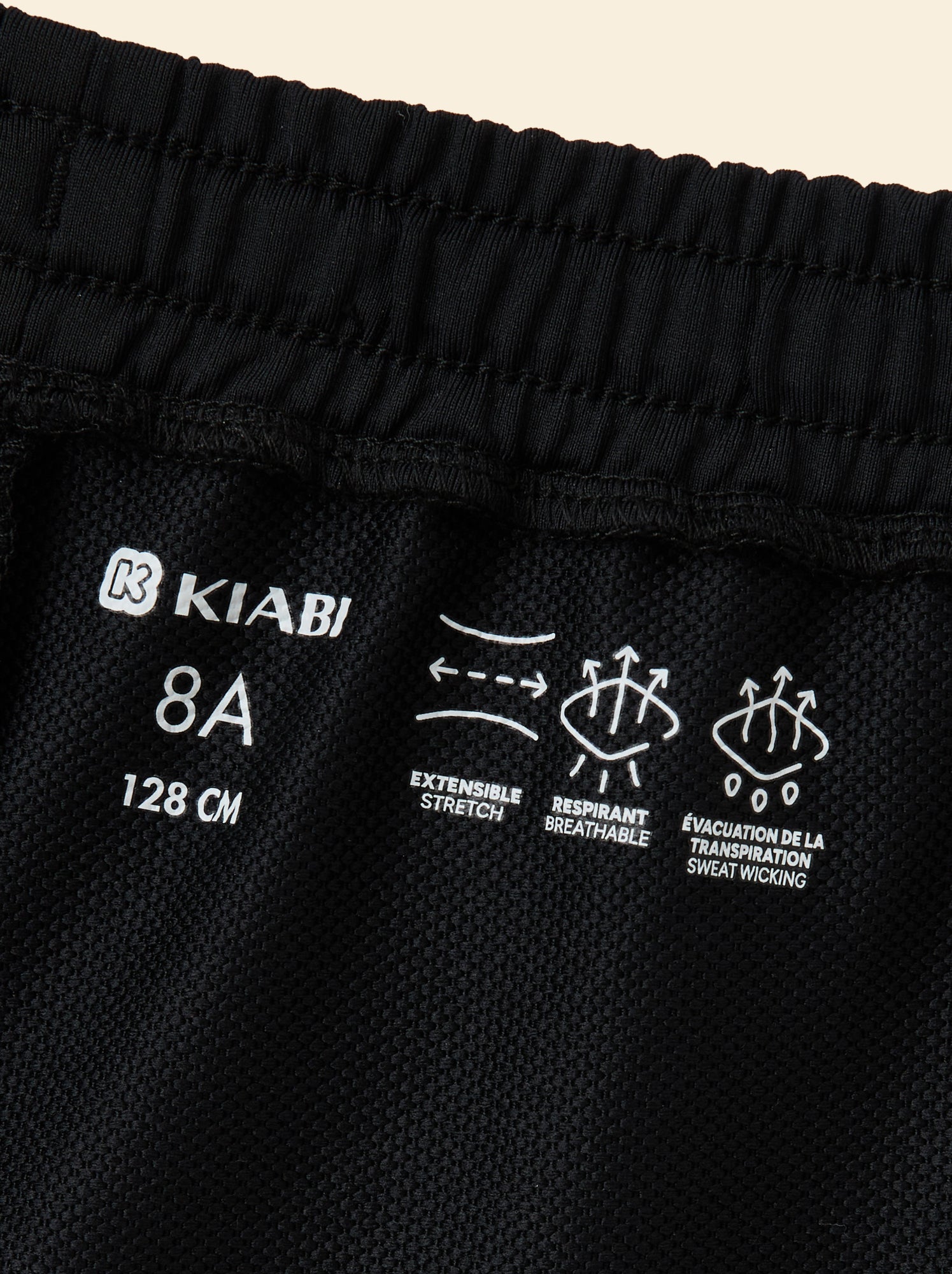 Short de sport - (ekstract) - Noir
