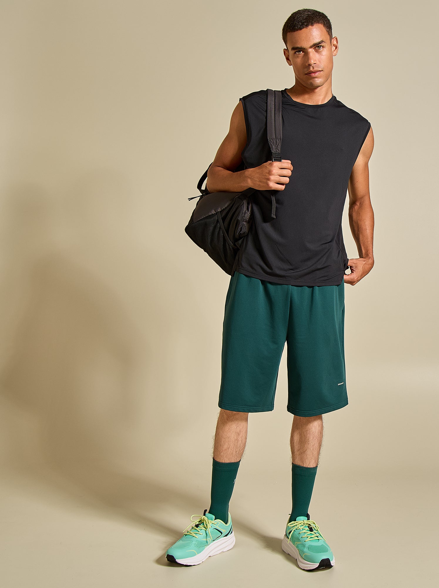 Short de sport - (ekstract) - Vert