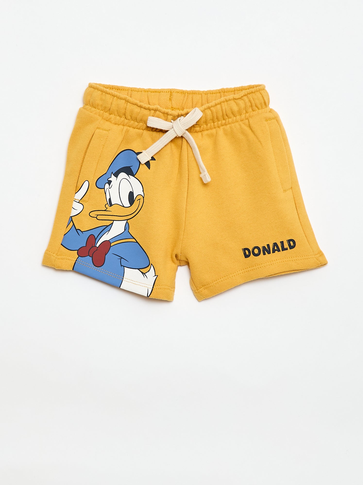 Short 'Simba' 'Disney' en molleton non gratté - Jaune