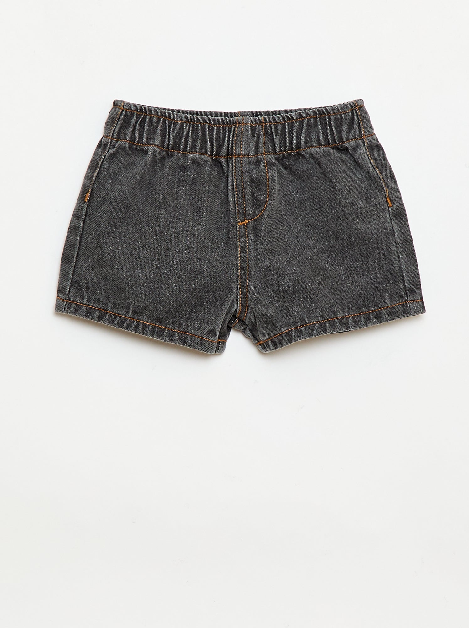 Short en denim - Gris